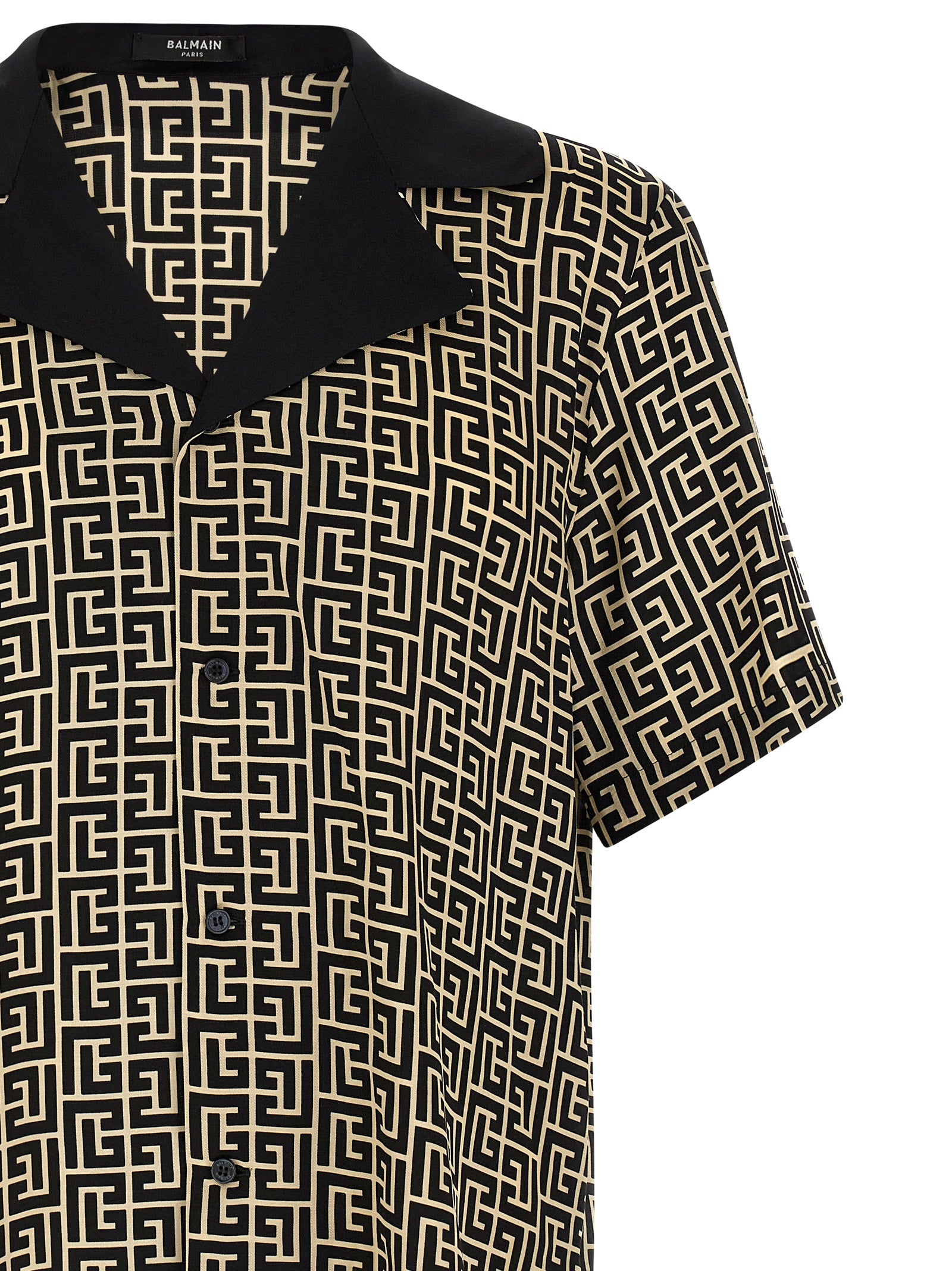 Balmain Bicolor Viscose Blouse