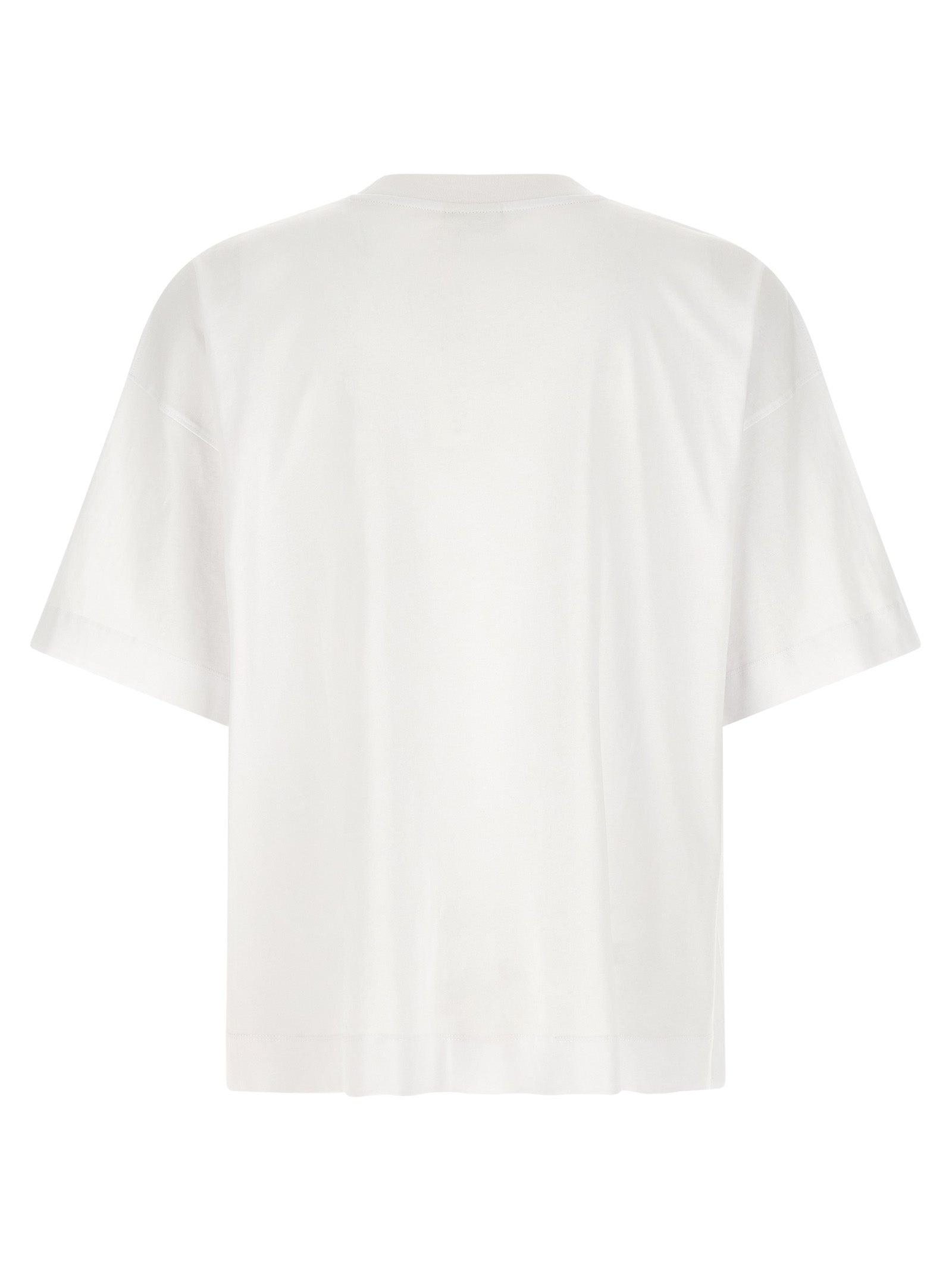 Dries Van Noten White Cotton T-Shirt