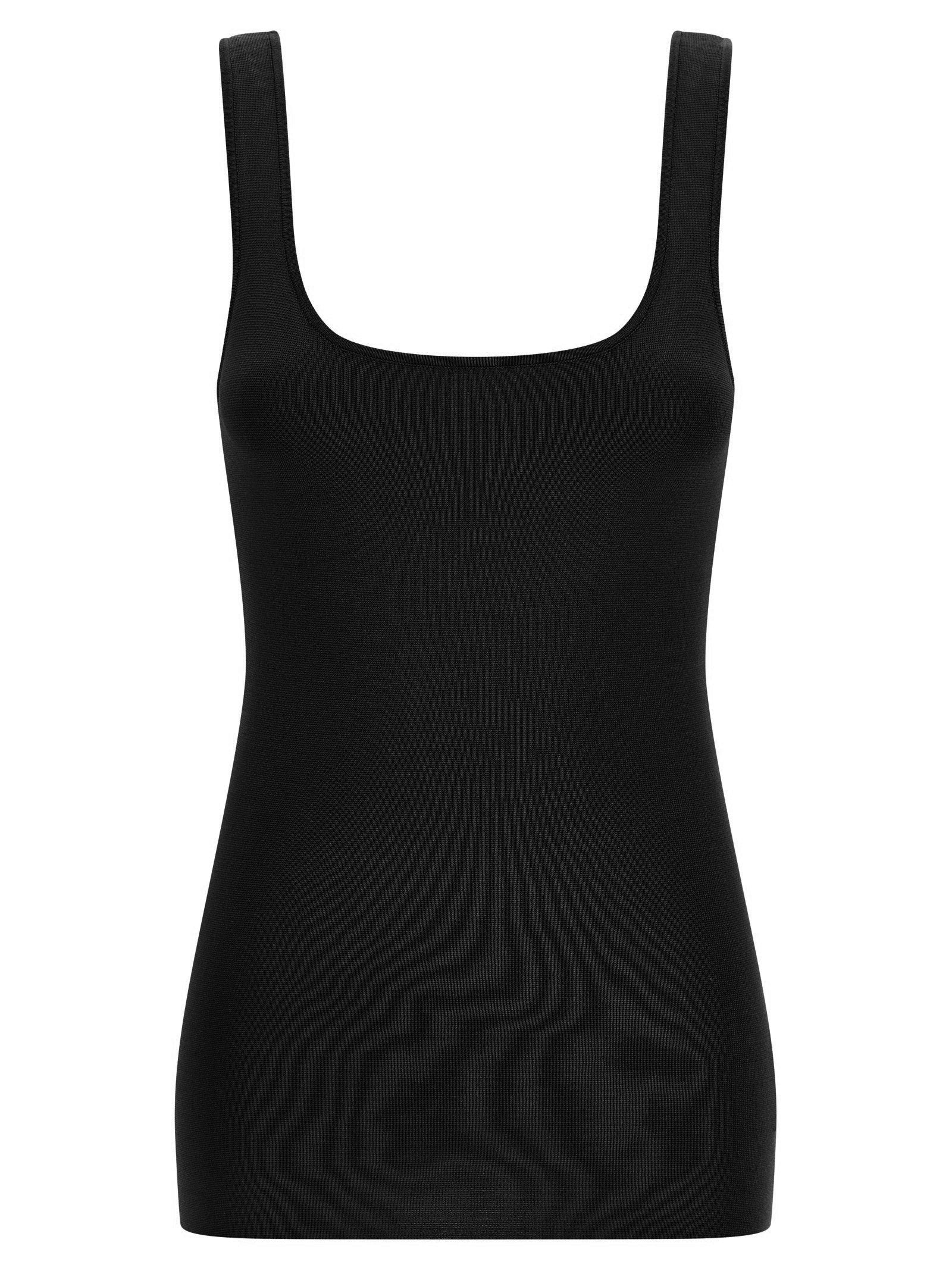 Entire Studios Black Viscose Sleeveles T-Shirt