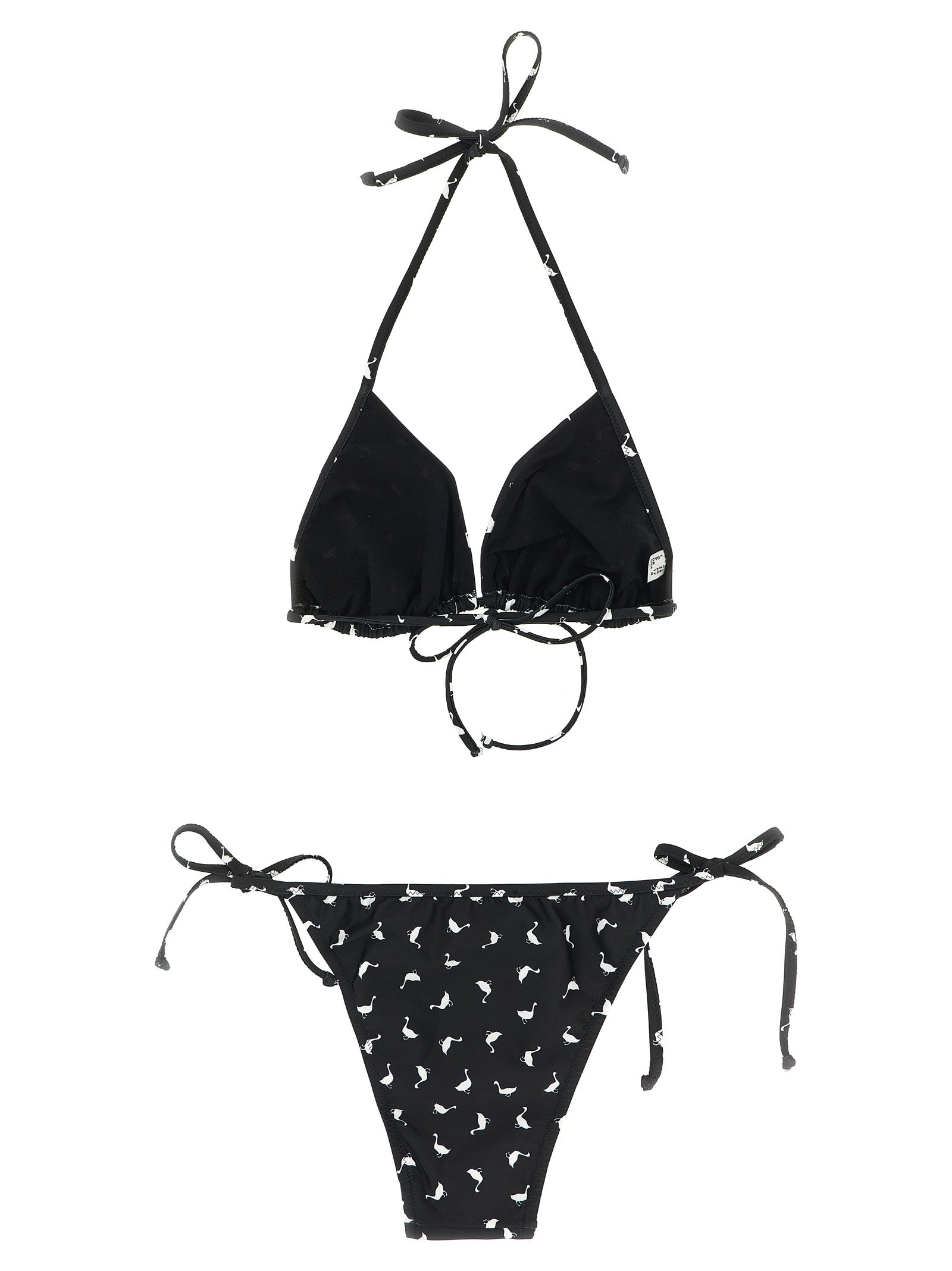 Moschino Bicolor Polyester Bikini