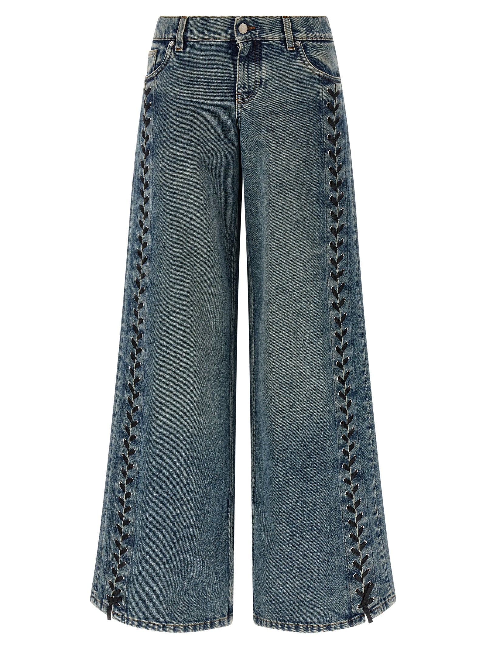Stella McCartney Blue Cotton Jeans Denim