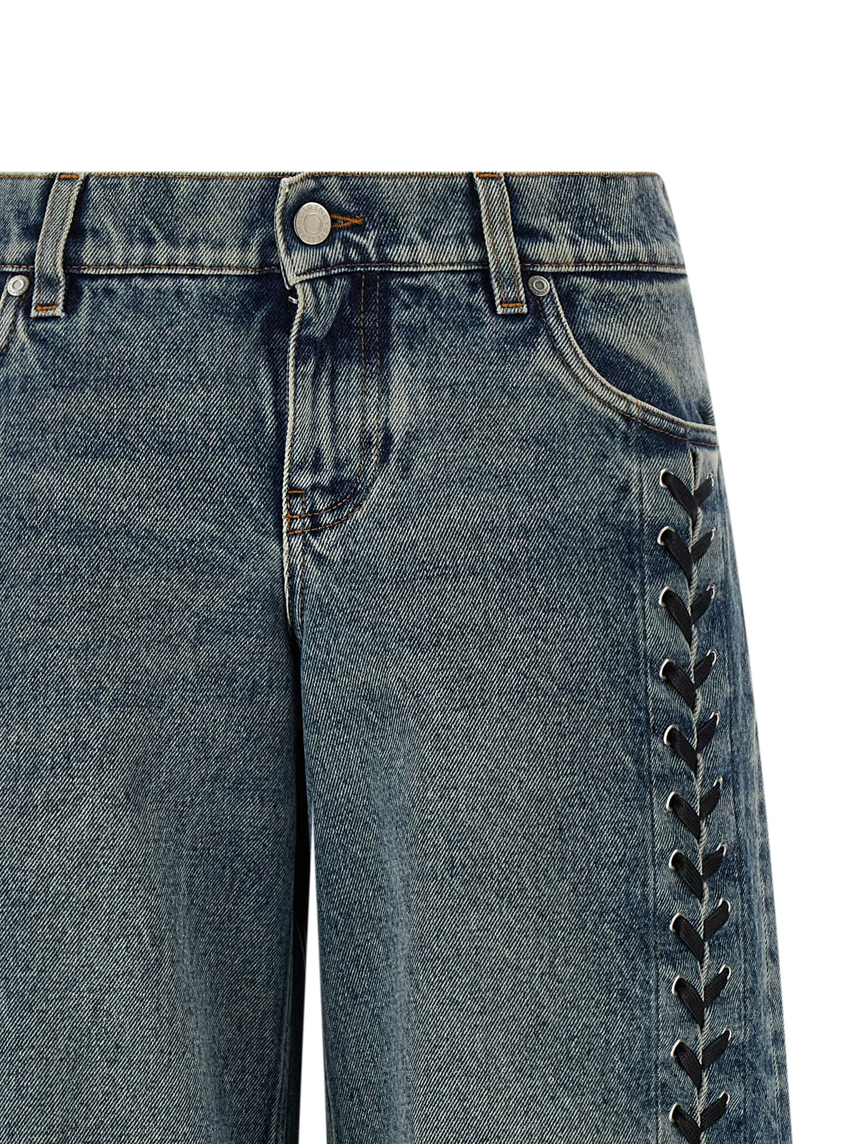 Stella McCartney Blue Cotton Jeans Denim