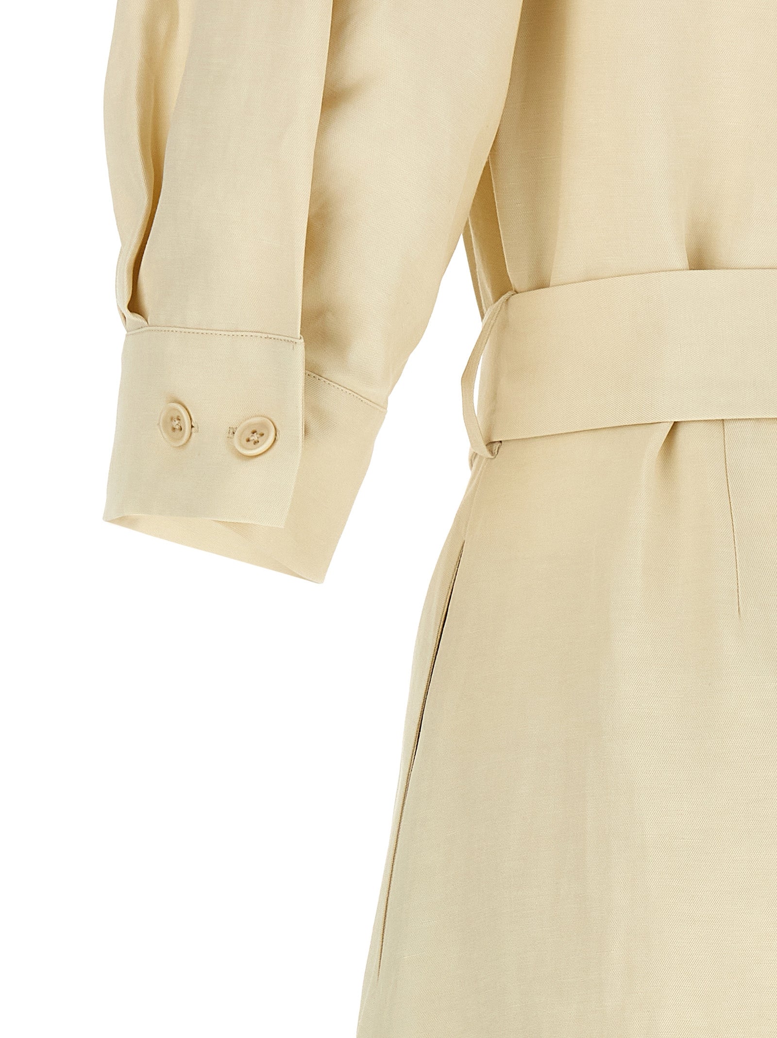 P.A.R.O.S.H. Beige Viscose Long Dress