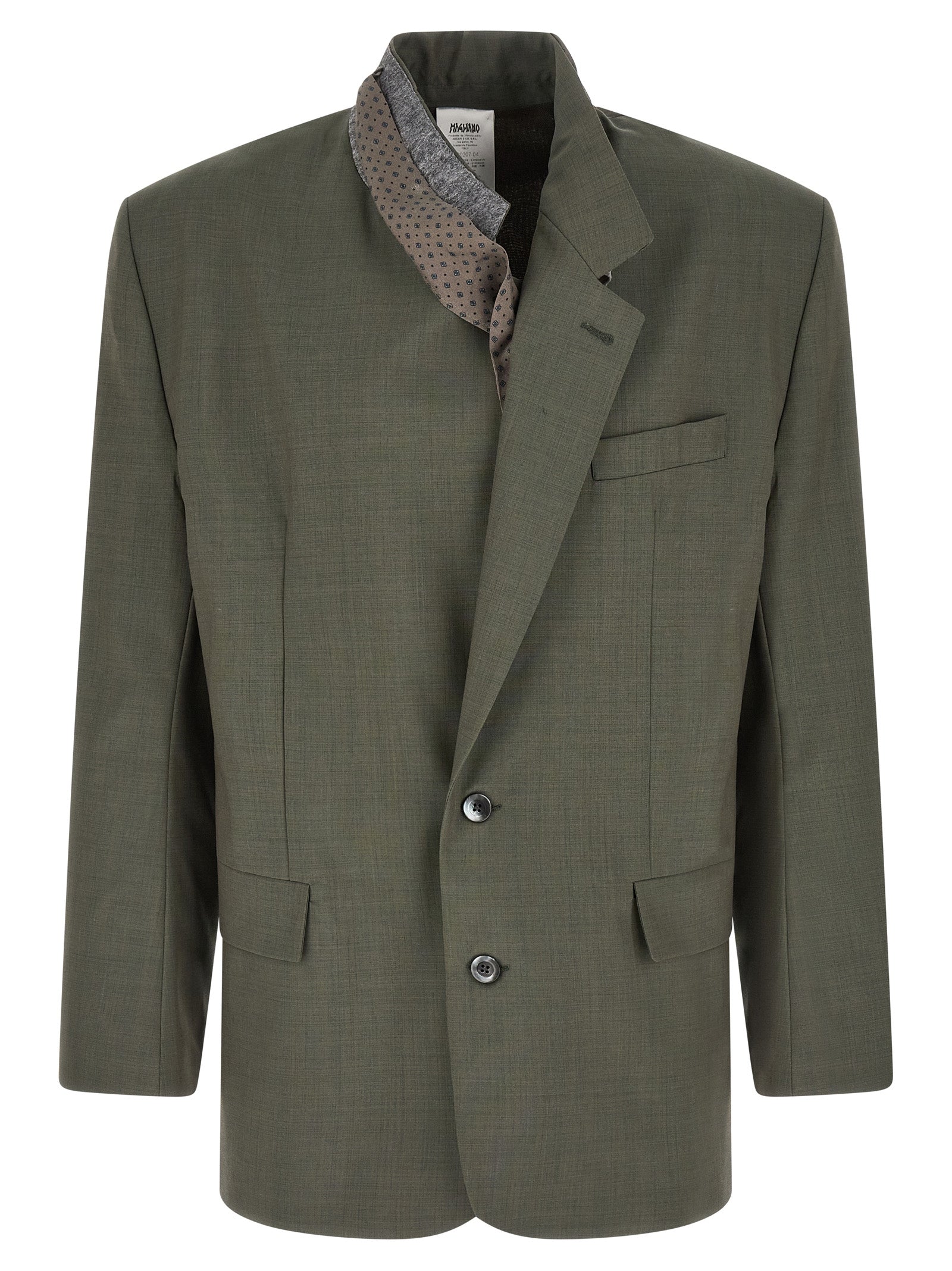 Magliano Bicolor Virgin Wool Blazer