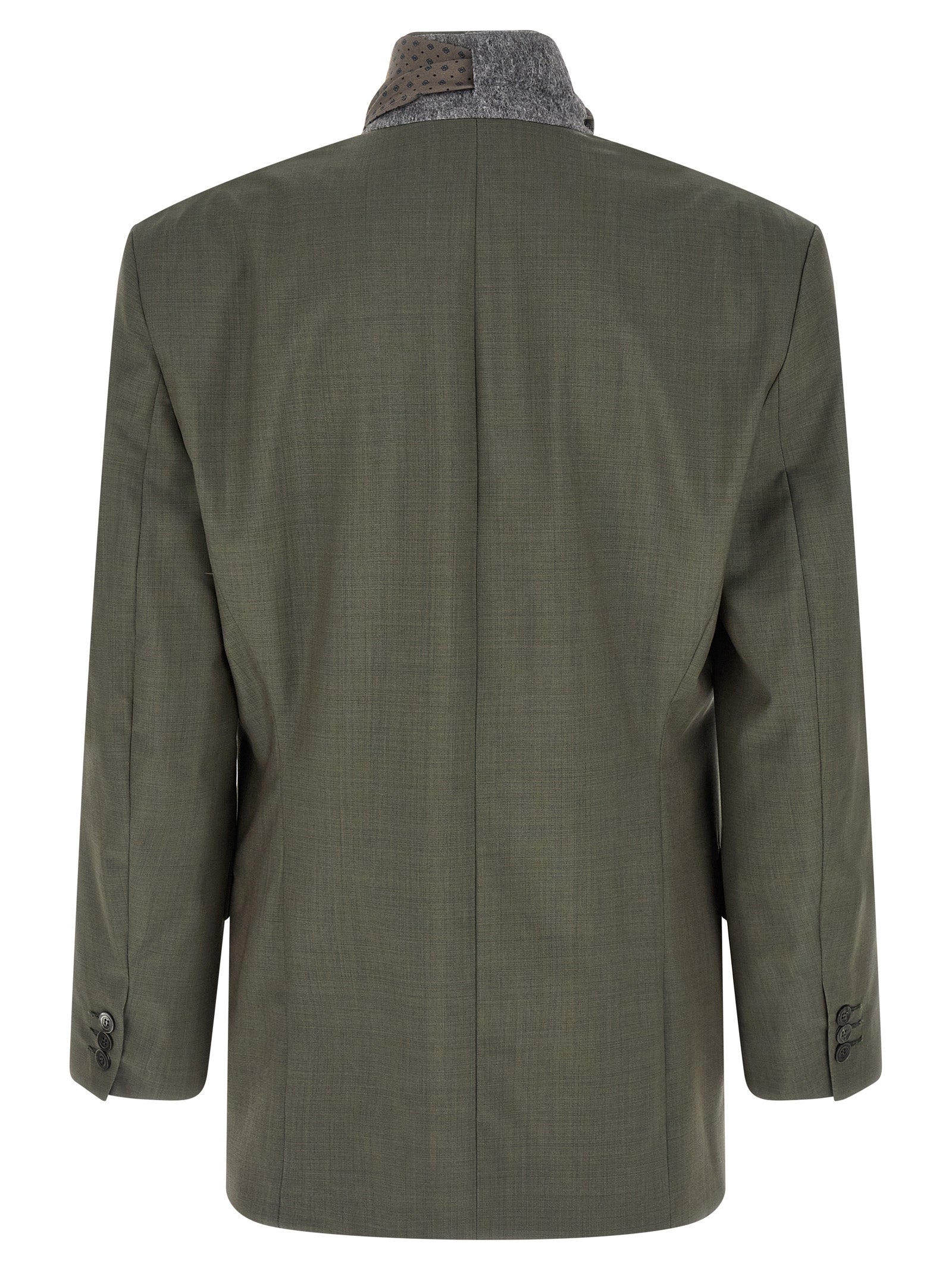 Magliano Bicolor Virgin Wool Blazer