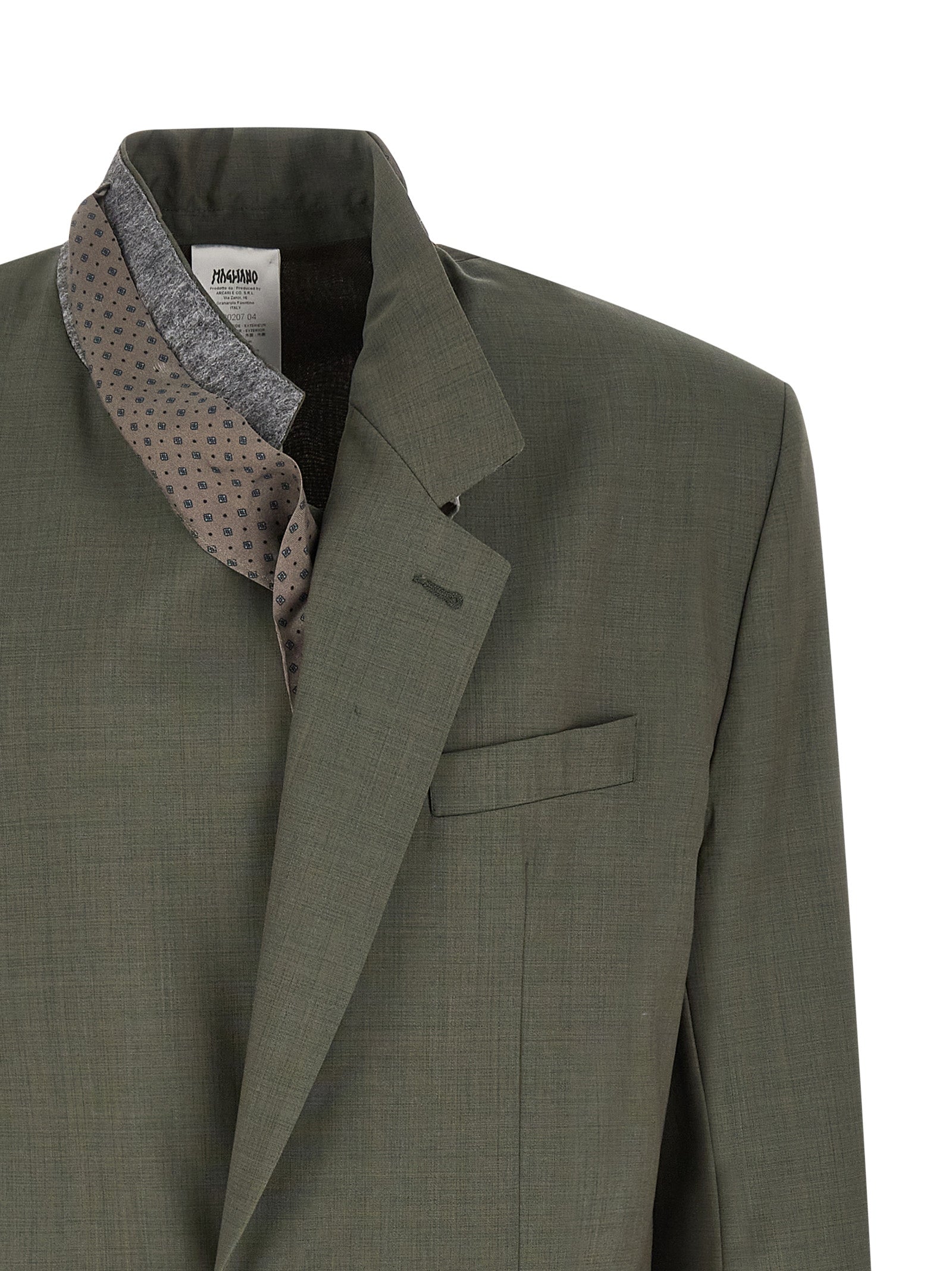 Magliano Bicolor Virgin Wool Blazer