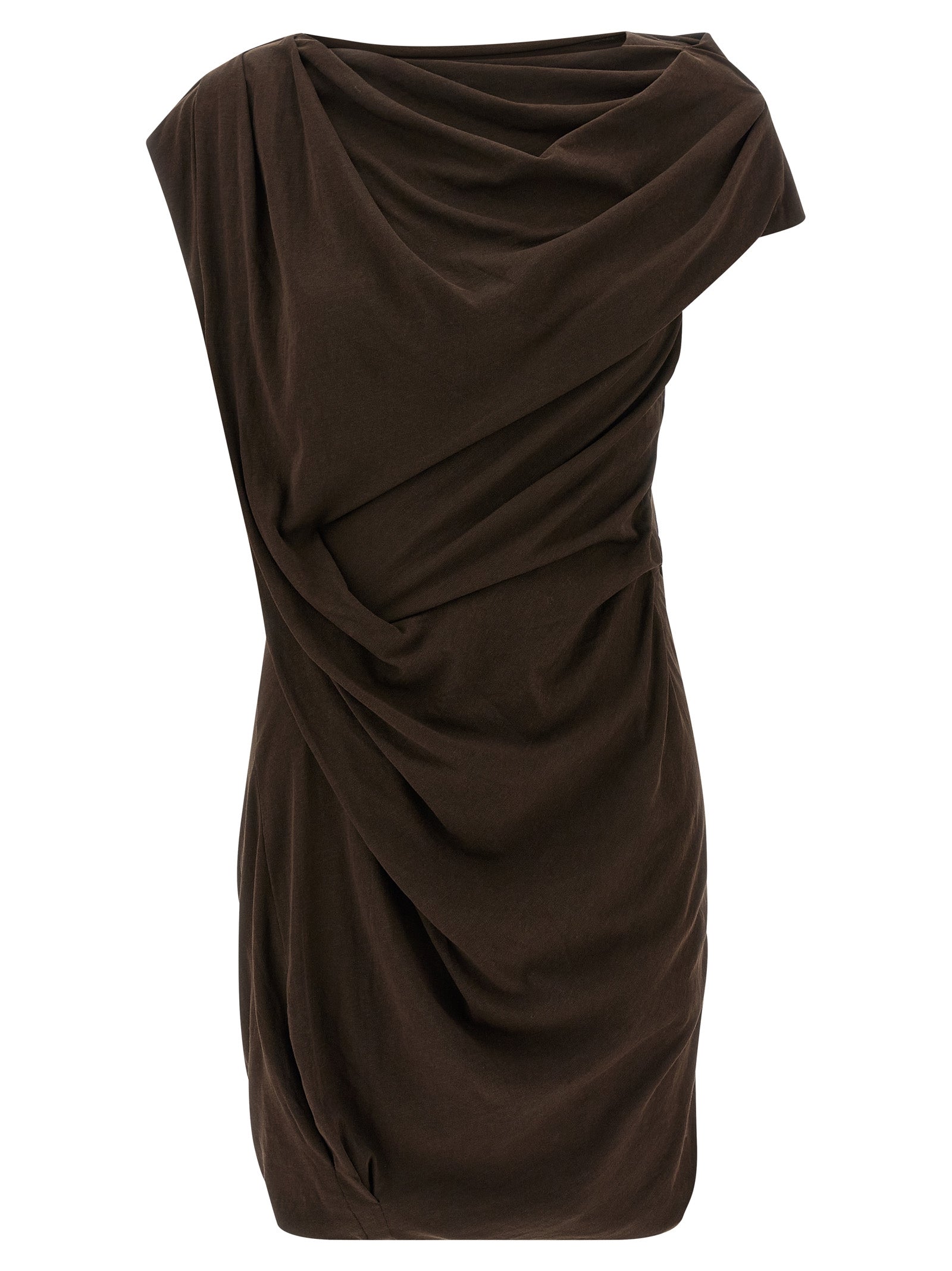 Entire Studios Brown Cotton Short Dress