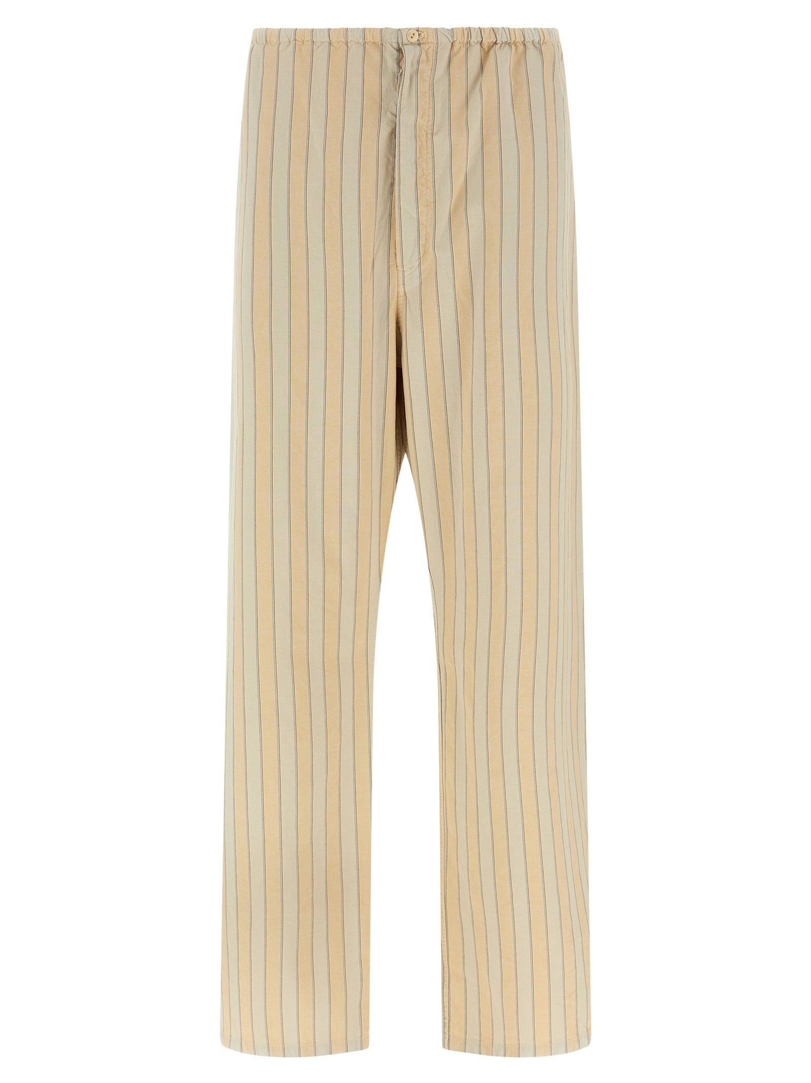 Maison Margiela Beige Cotton Bottoms Sleepwear