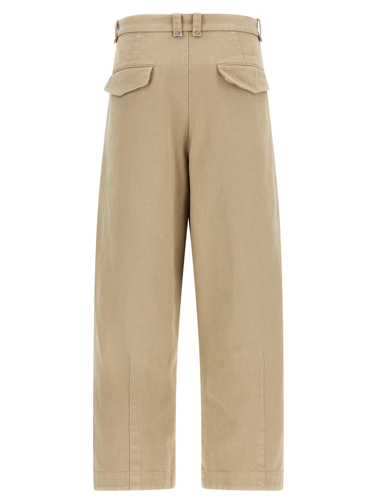 Entire Studios Beige Cotton Casual Pants