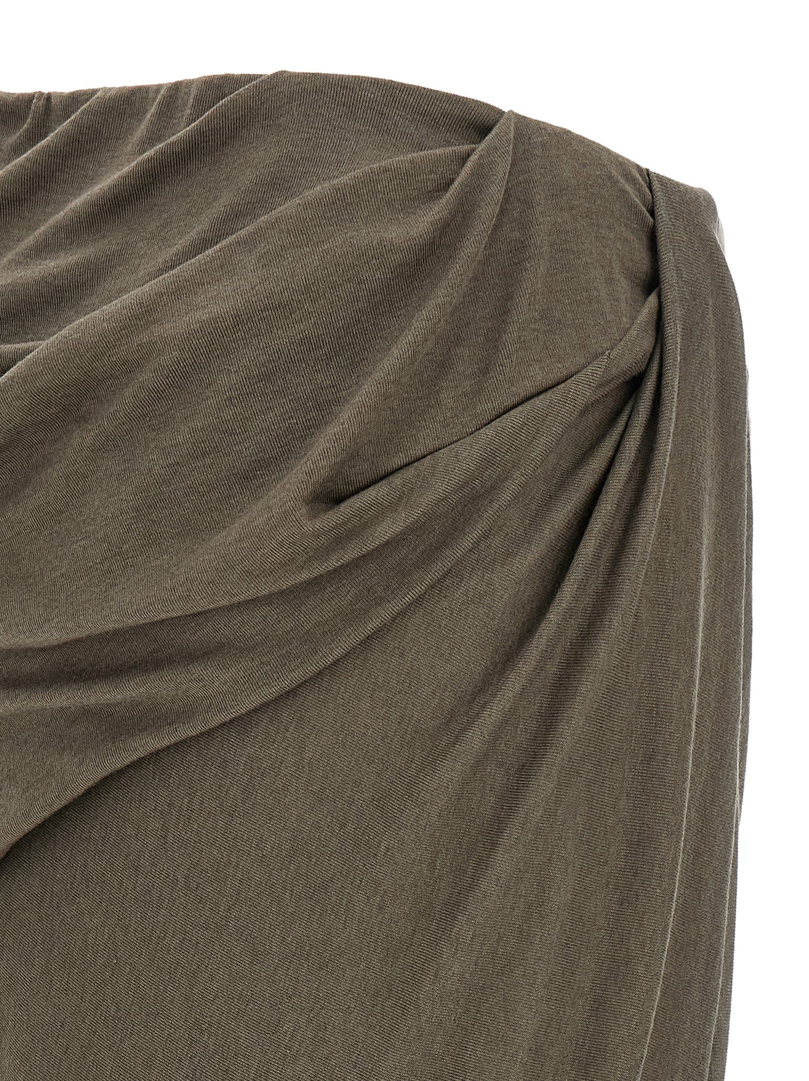Entire Studios Gray Tencel Mini Skirt