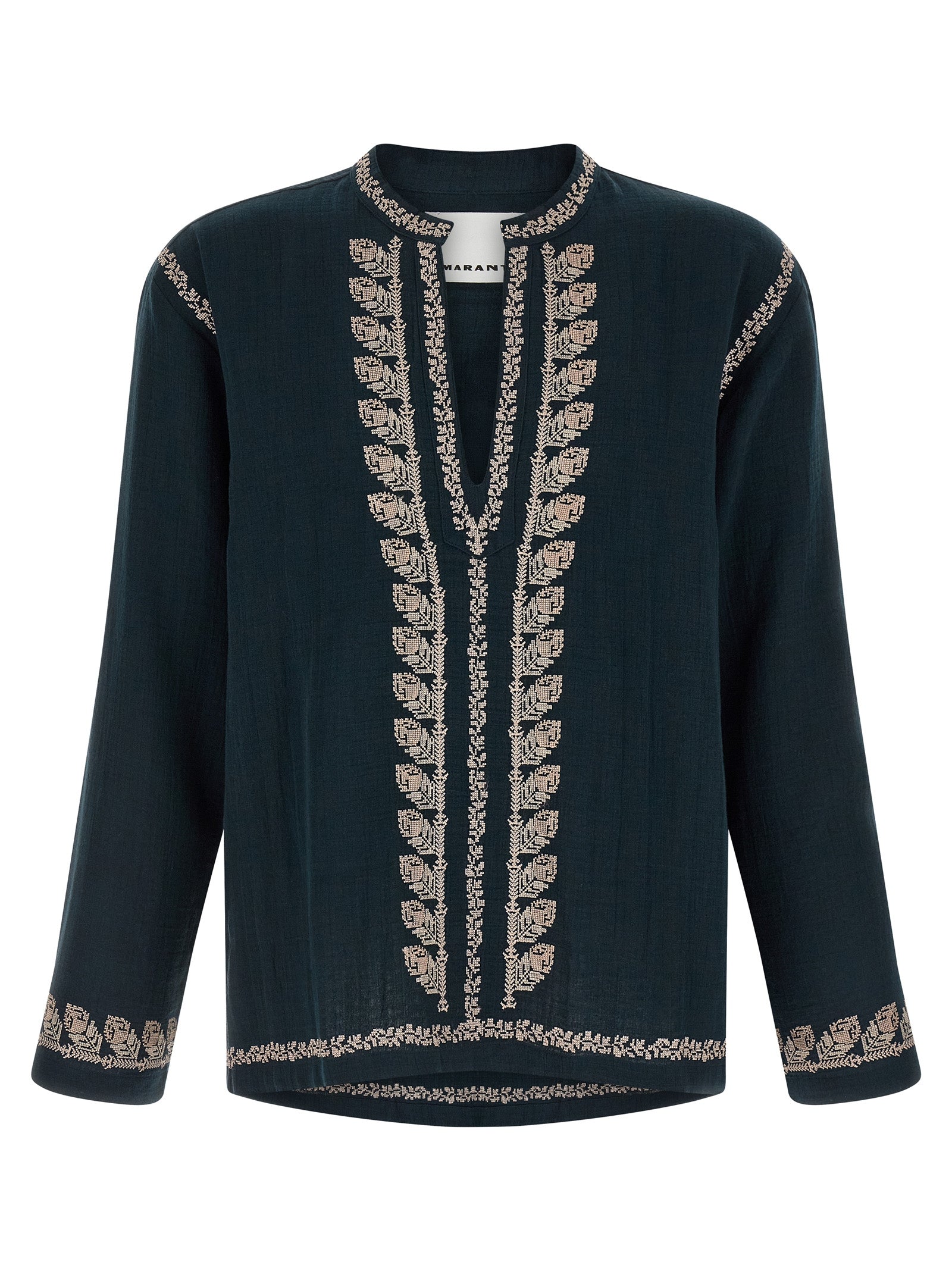 Isabel Marant Blue Cotton Blouse