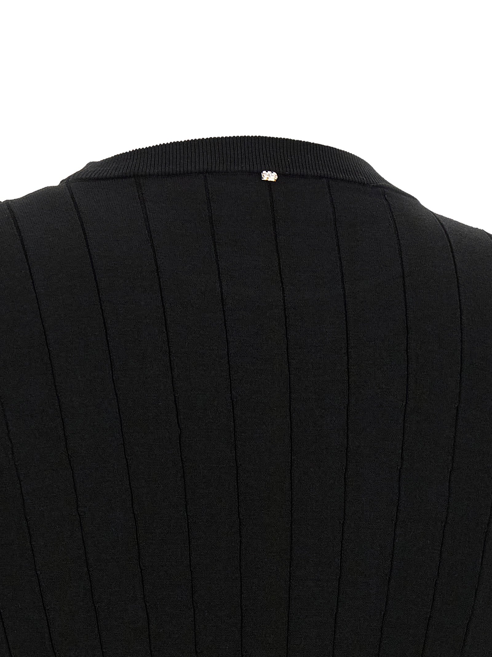 Sportmax Black Viscose Short Dress
