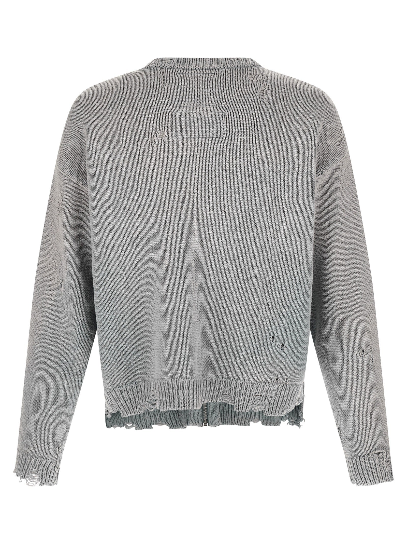 Maison Mihara Yasuhiro Gray Cotton Cardigan