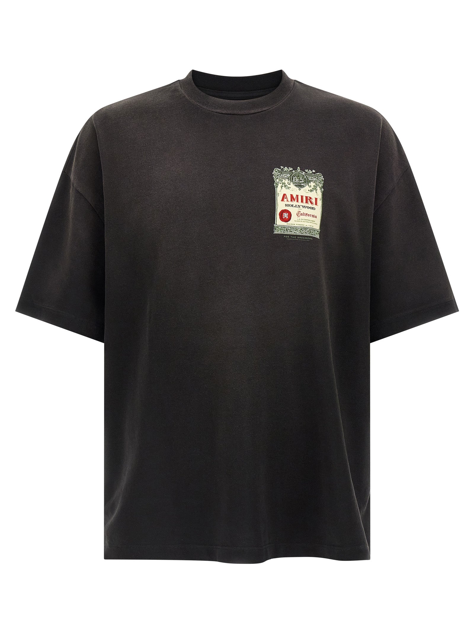 Amiri Black Cotton T-Shirt