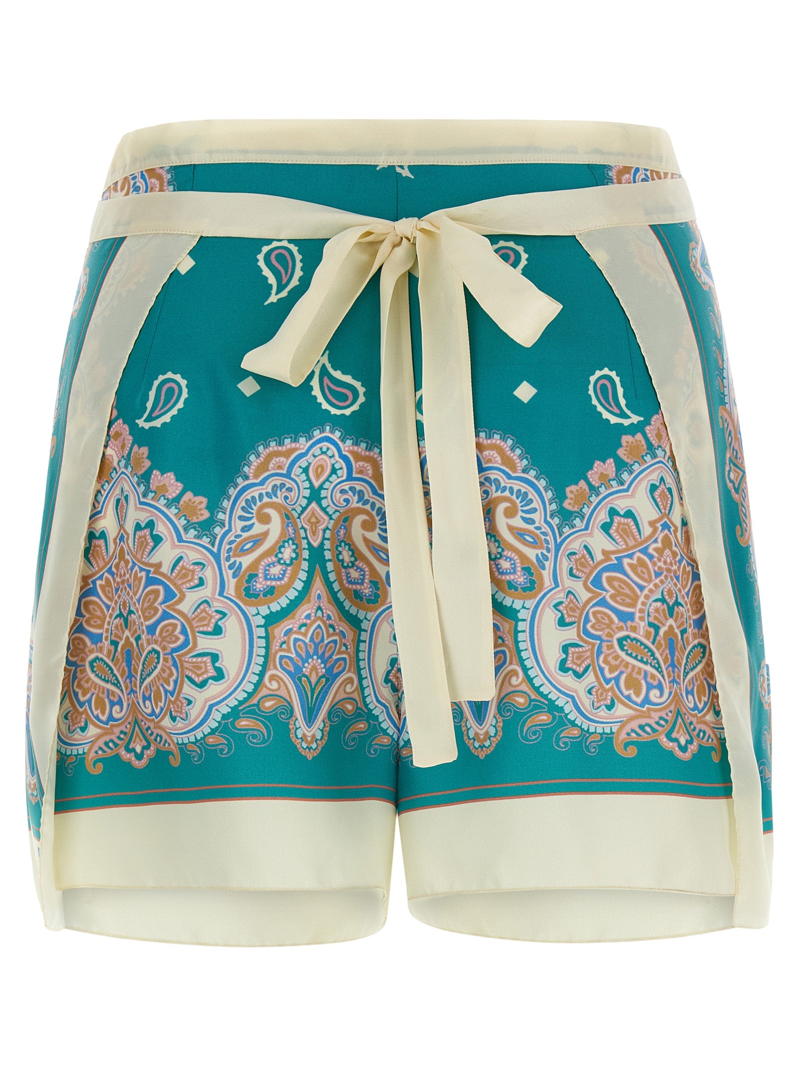 PINKO Multicolor Viscose Shorts