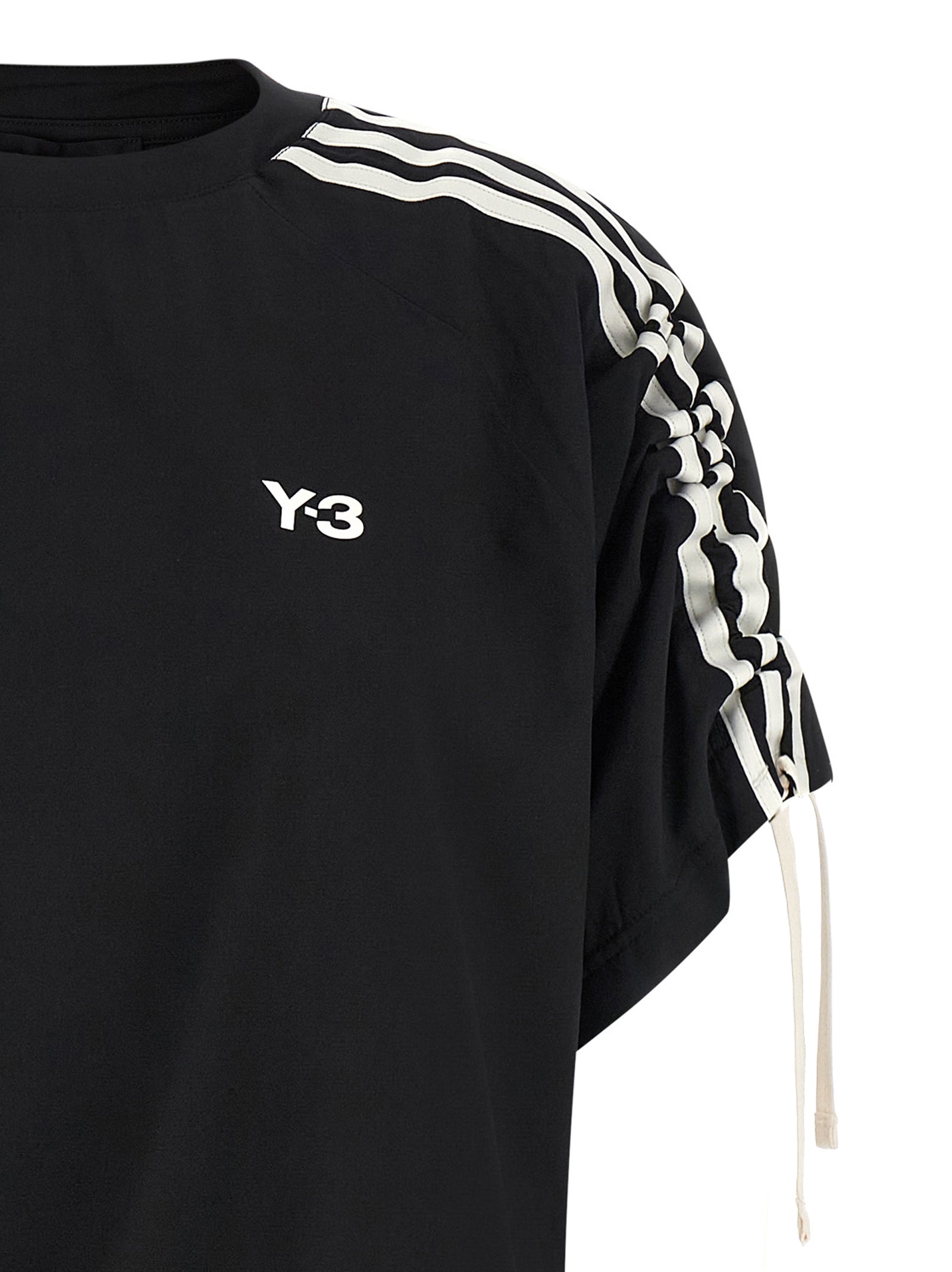 Y-3 Black Polyester Short Dress
