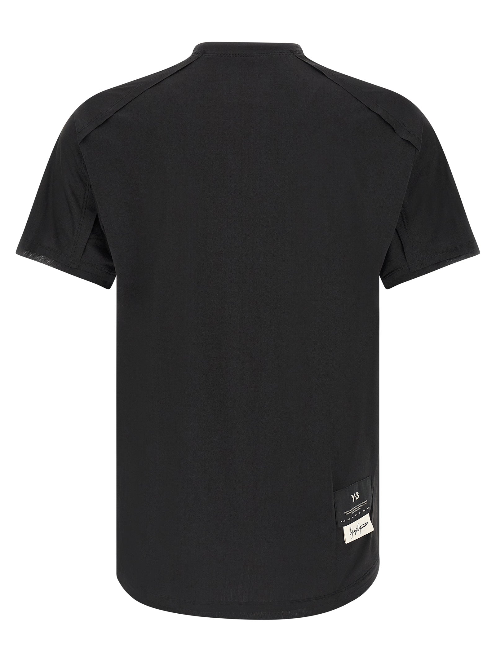 Y-3 Black Polyester T-Shirt