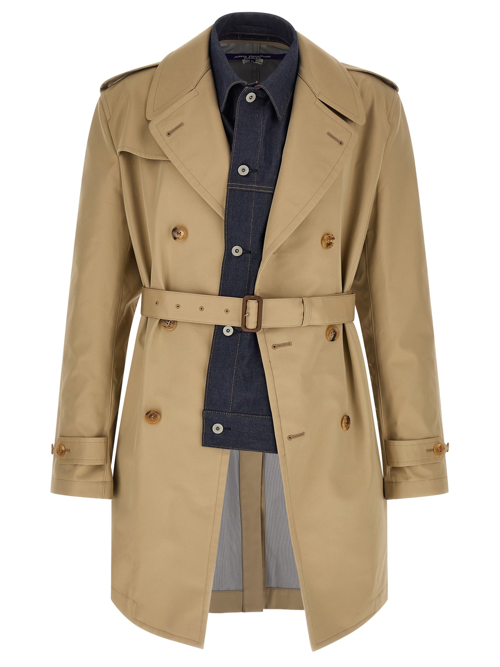 Junya Watanabe Beige Cotton Coat