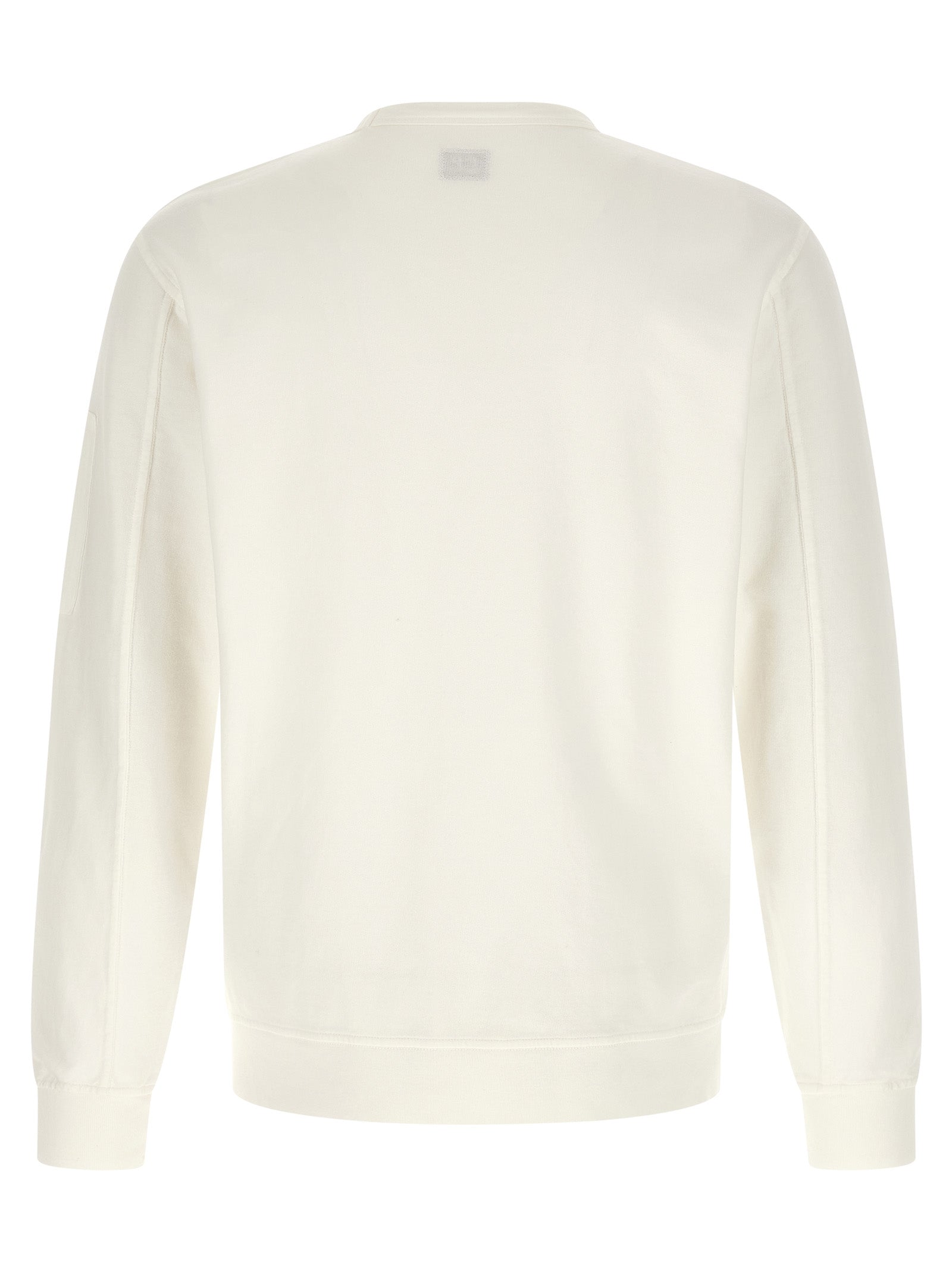 C.P. Company White Cotton Sweatshirt