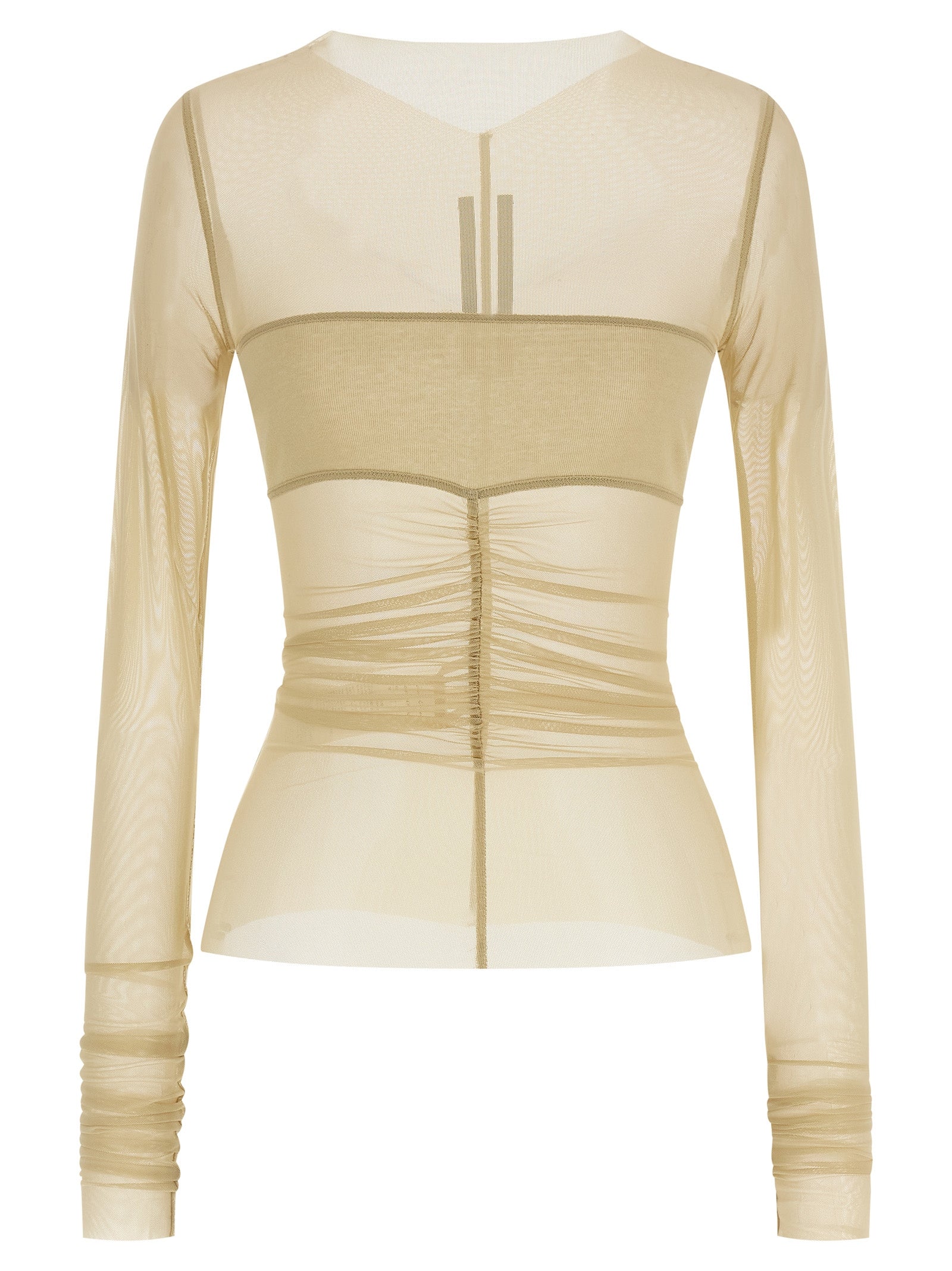 Rick Owens Beige Nylon Shirt