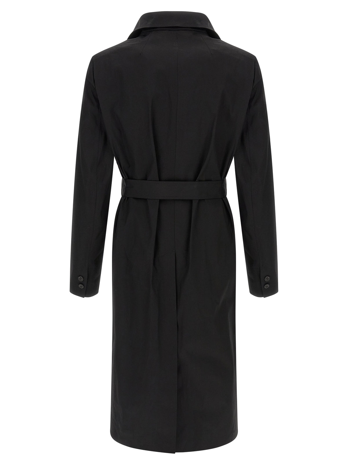 Rick Owens Black Cotton Coat