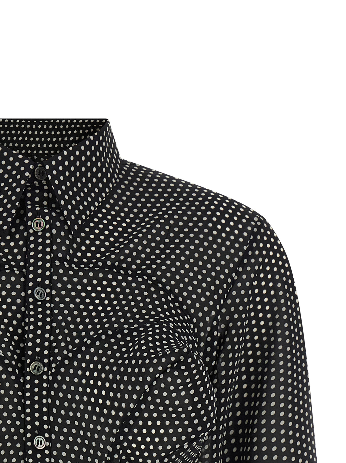 Junya Watanabe Bicolor Polyester Blouse