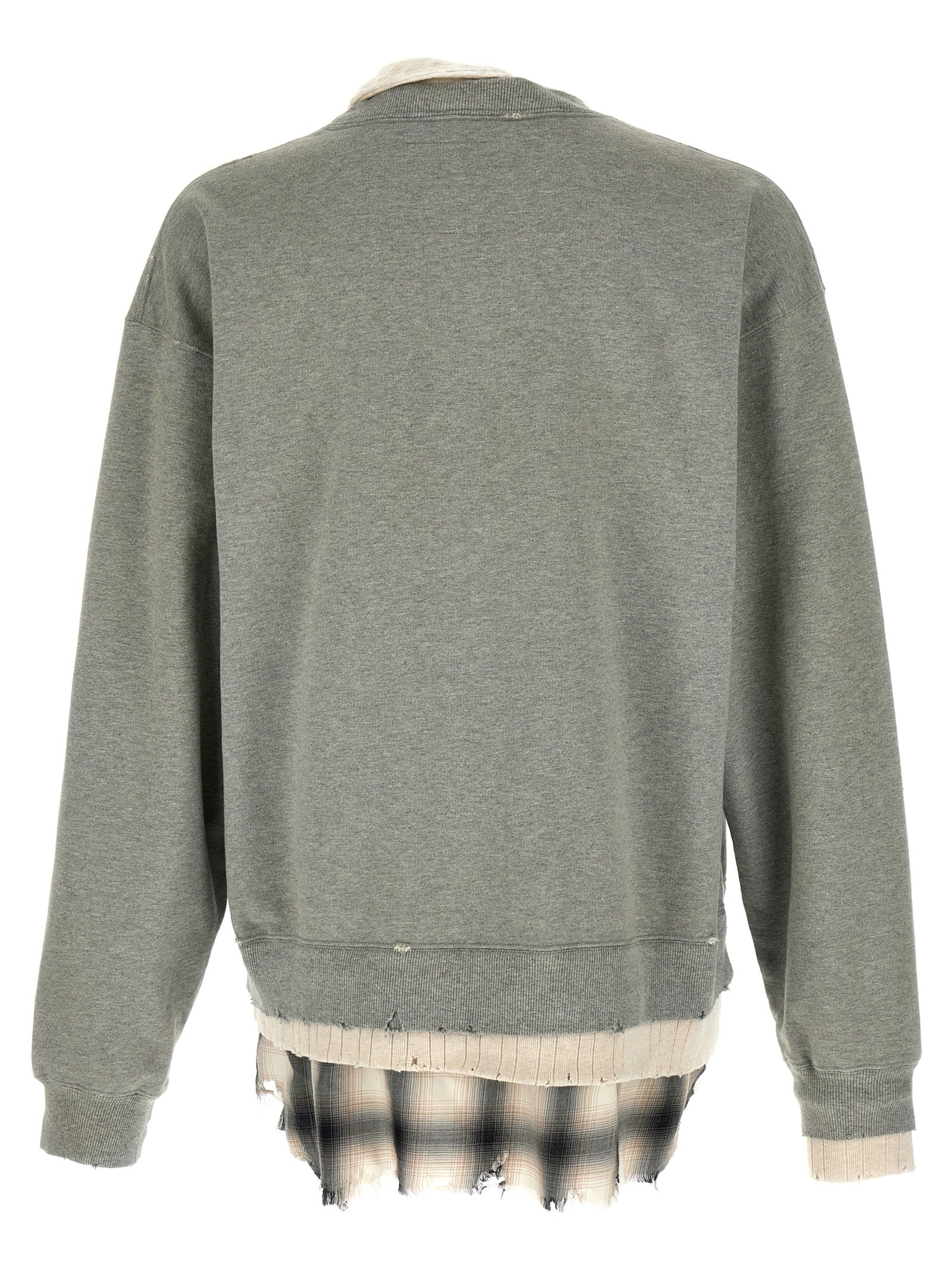 Maison Mihara Yasuhiro Gray Cotton Sweatshirt