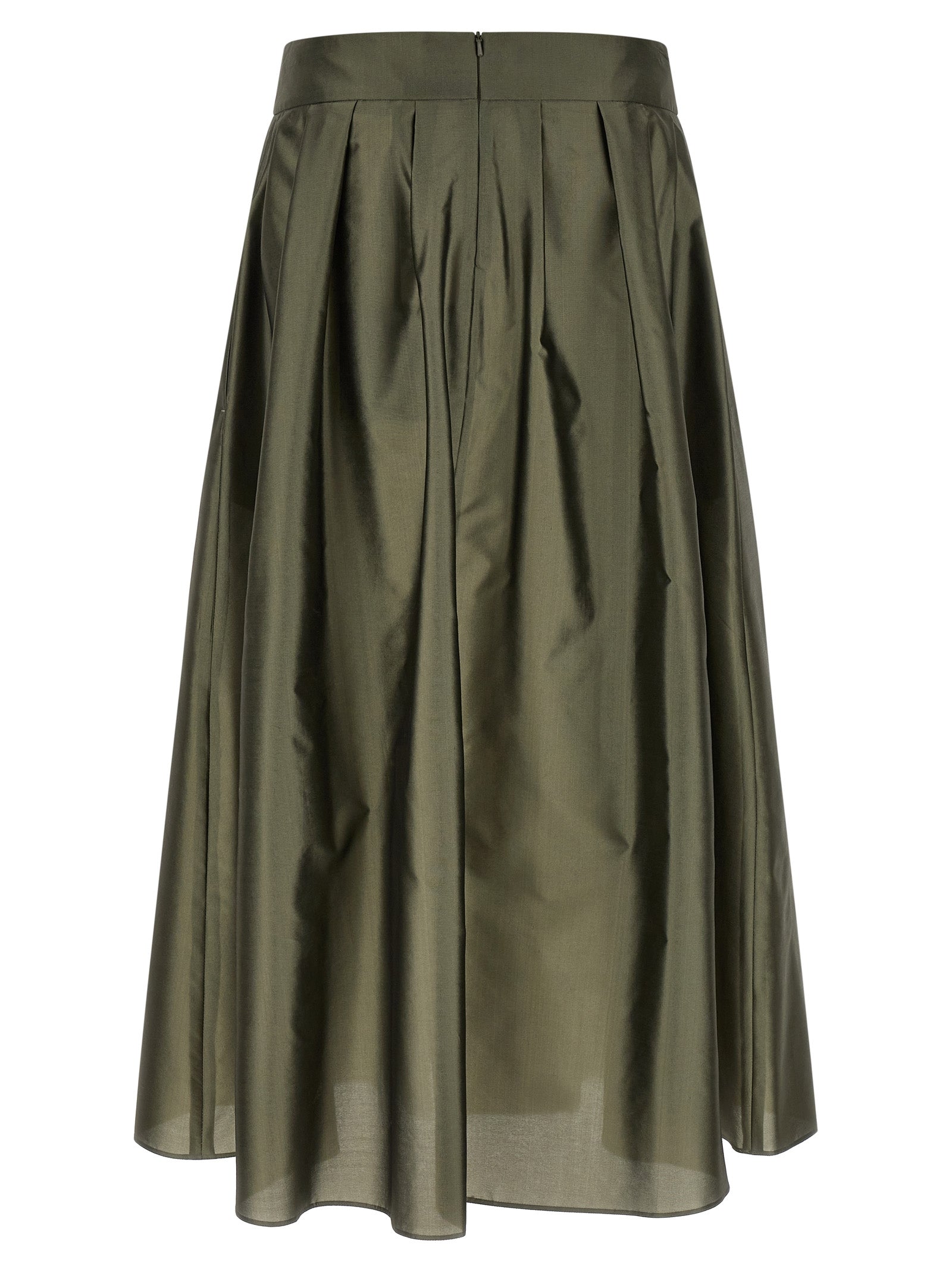 'S Max Mara Bicolor Polyester Mini Skirt