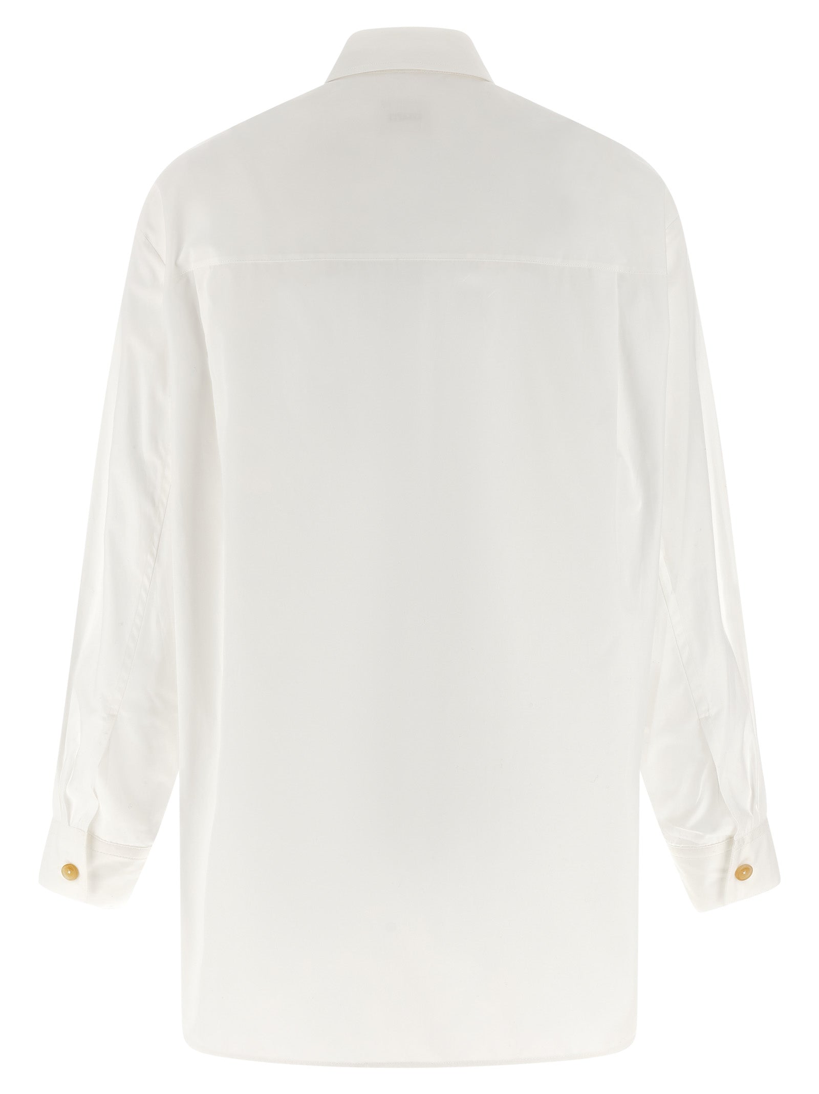 Khaite White Cotton Blouse