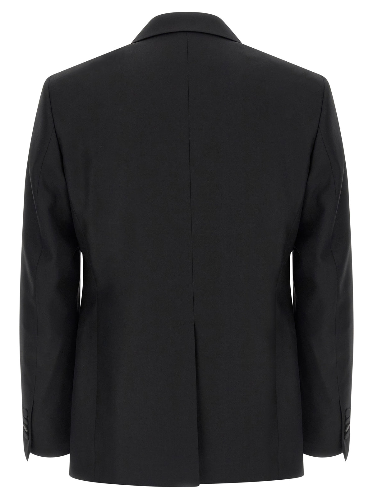 Tagliatore Black Virgin Wool Two-Piece Suit