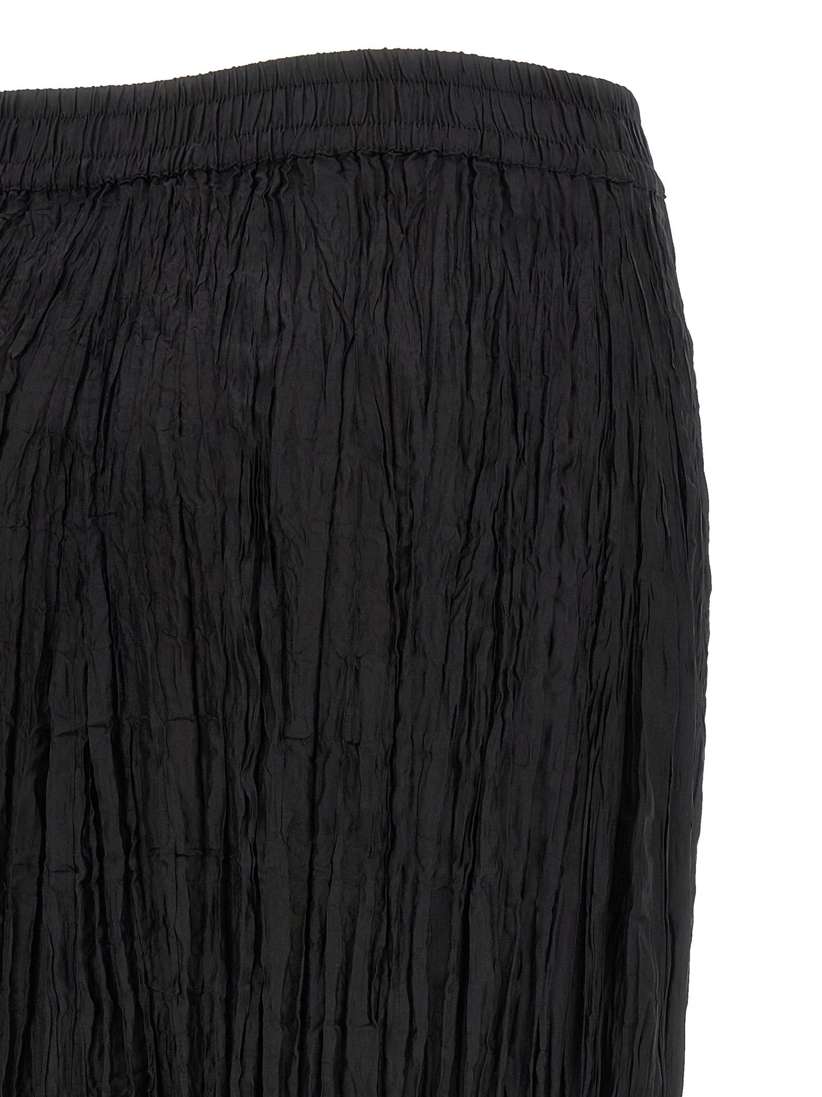 P.A.R.O.S.H. Black Silk Mini Skirt
