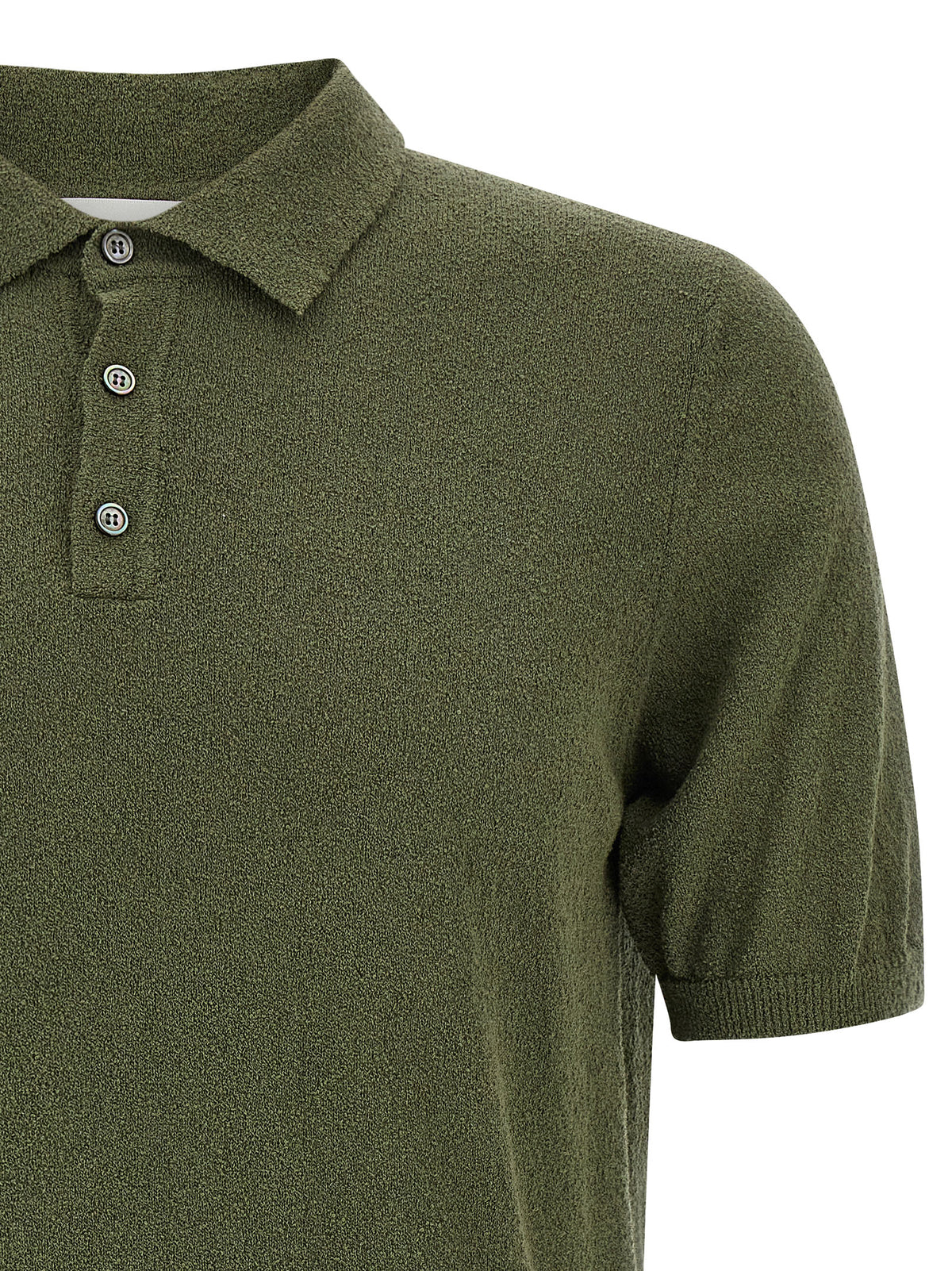 Roberto Collina Bicolor Cotton Polo Shirt