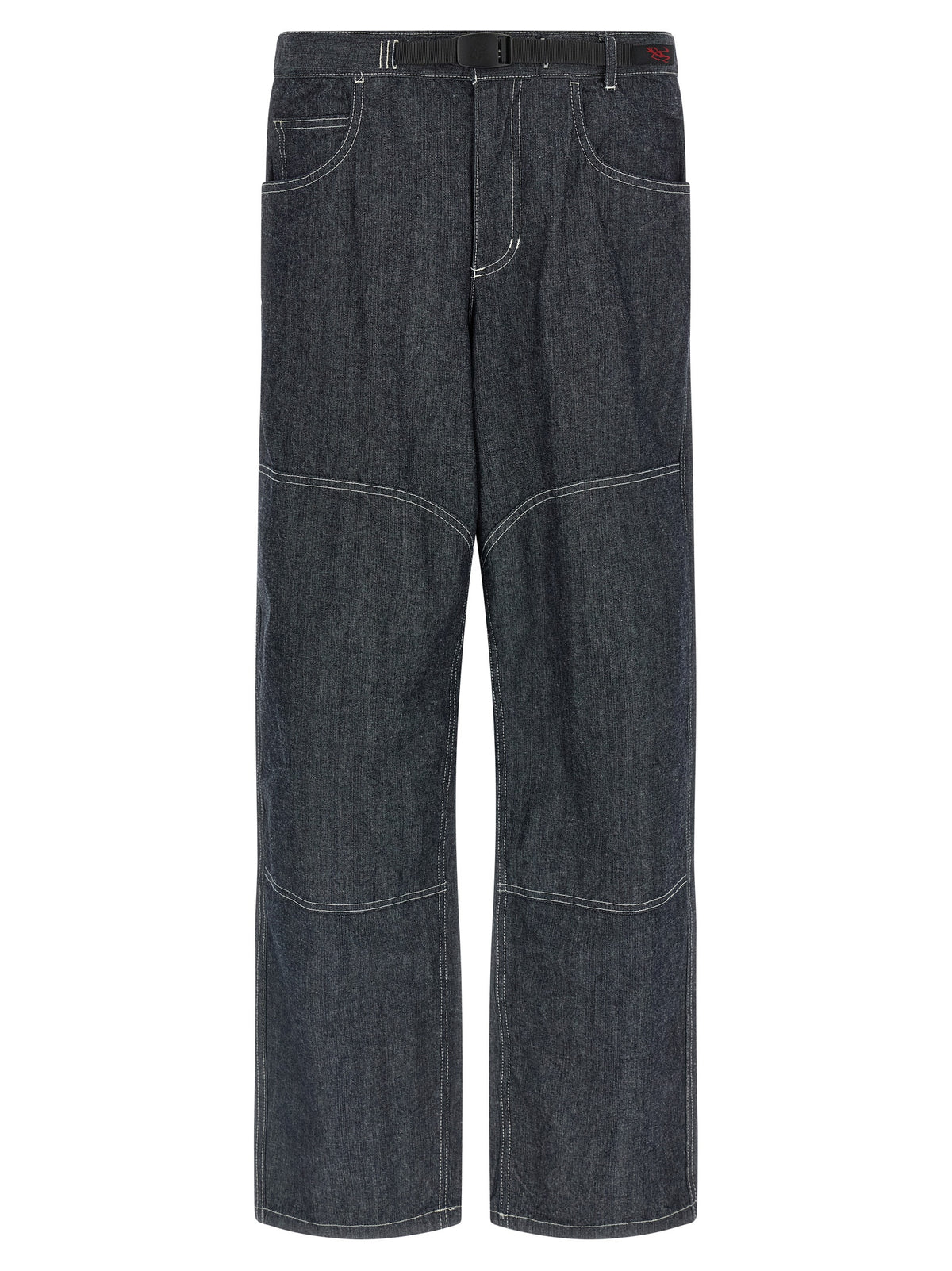 Gramicci Blue Cotton Straight-Leg Jeans