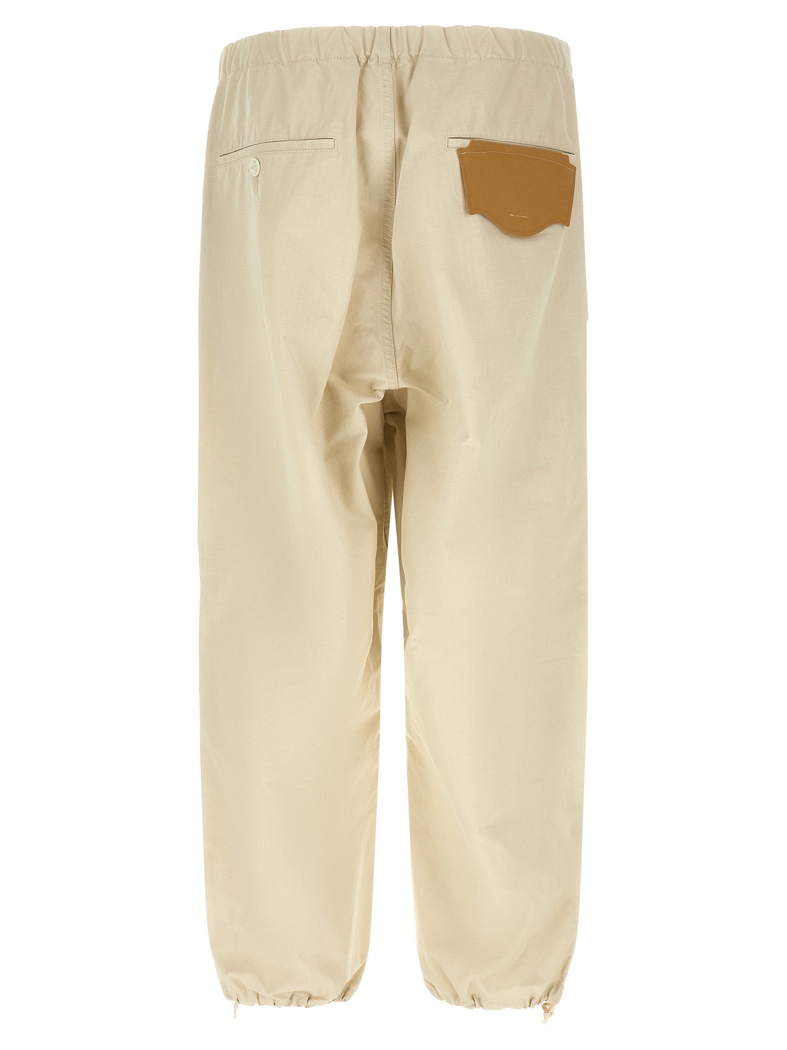 Maison Mihara Yasuhiro Beige Cotton Athletic Pants