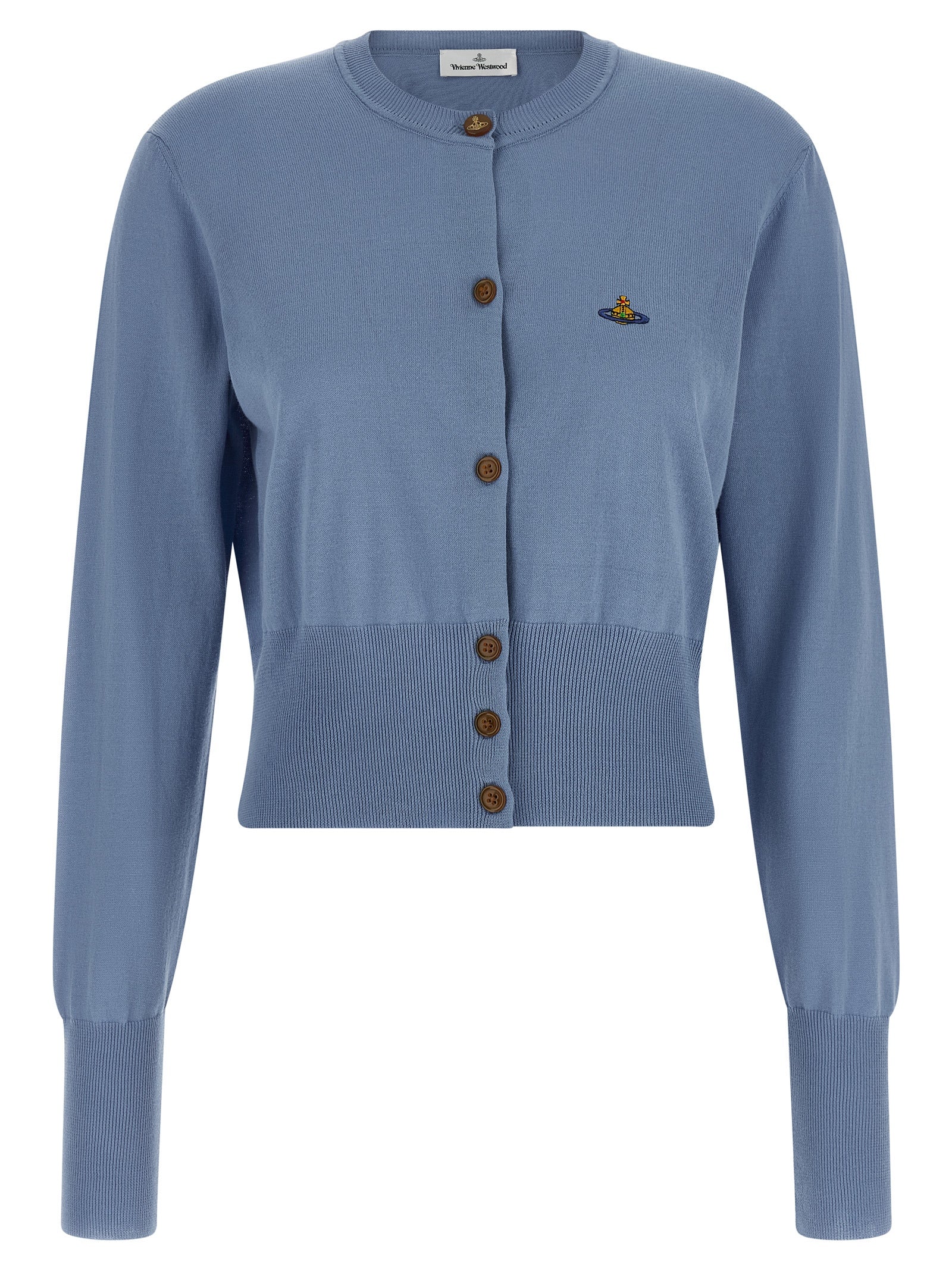 Vivienne Westwood Blue Cotton Cardigan