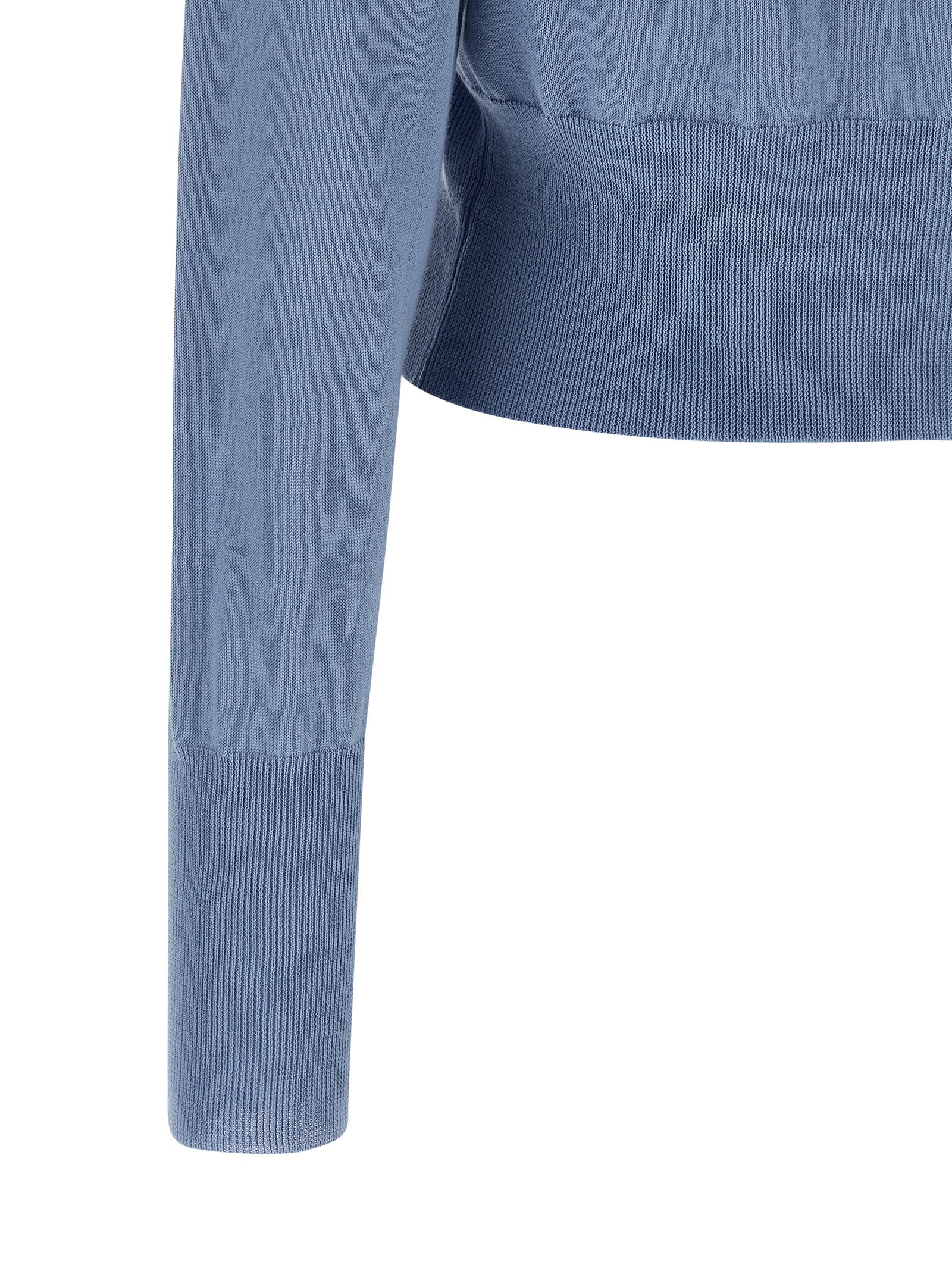 Vivienne Westwood Blue Cotton Cardigan