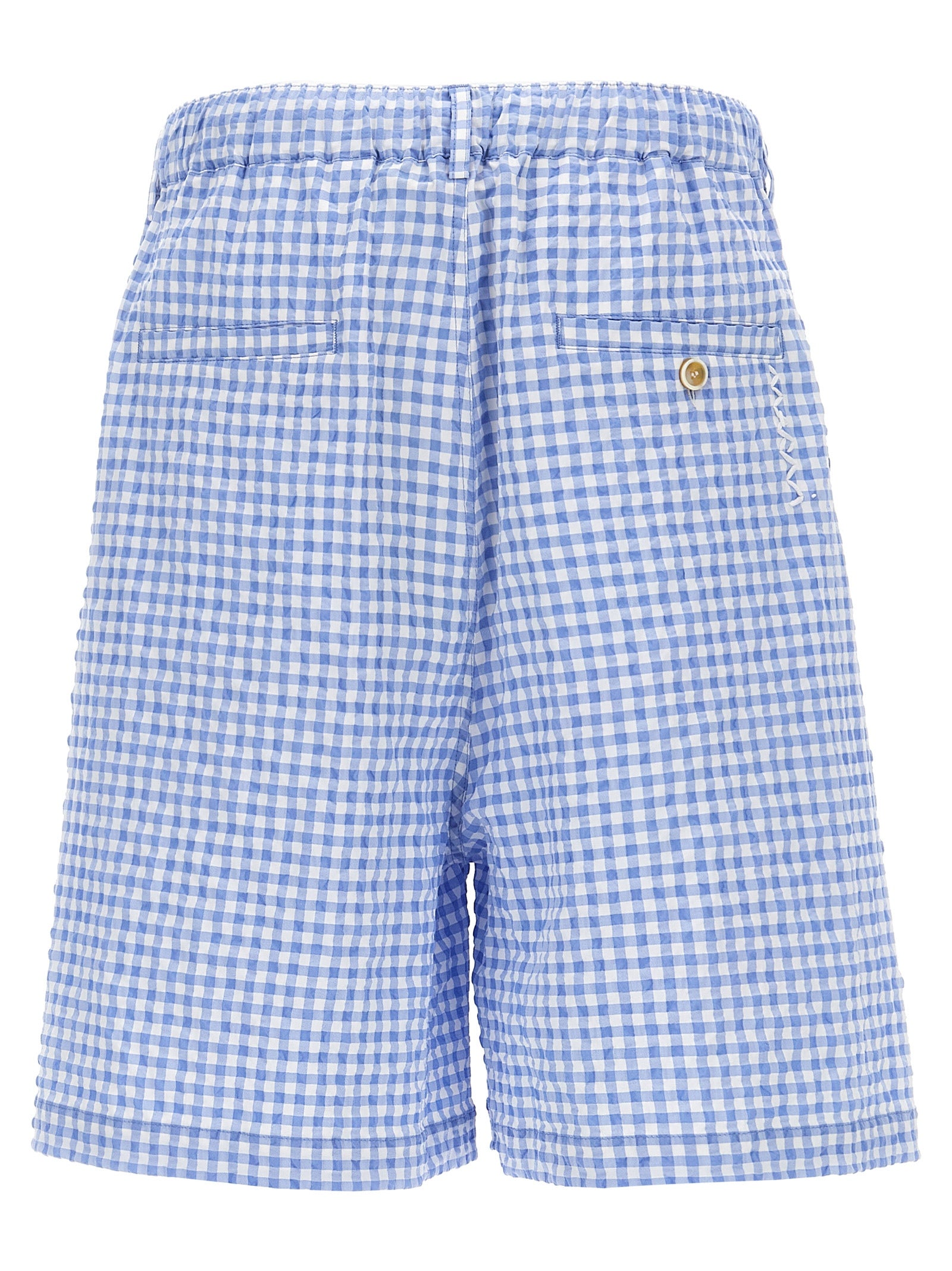 Marni Blue Polyamide Bermuda Shorts