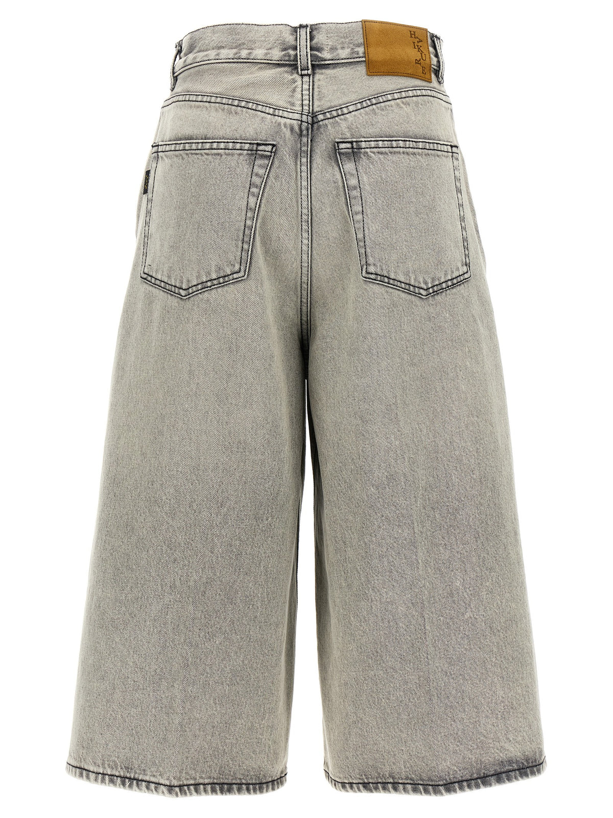 Haikure White Cotton Bermuda Shorts