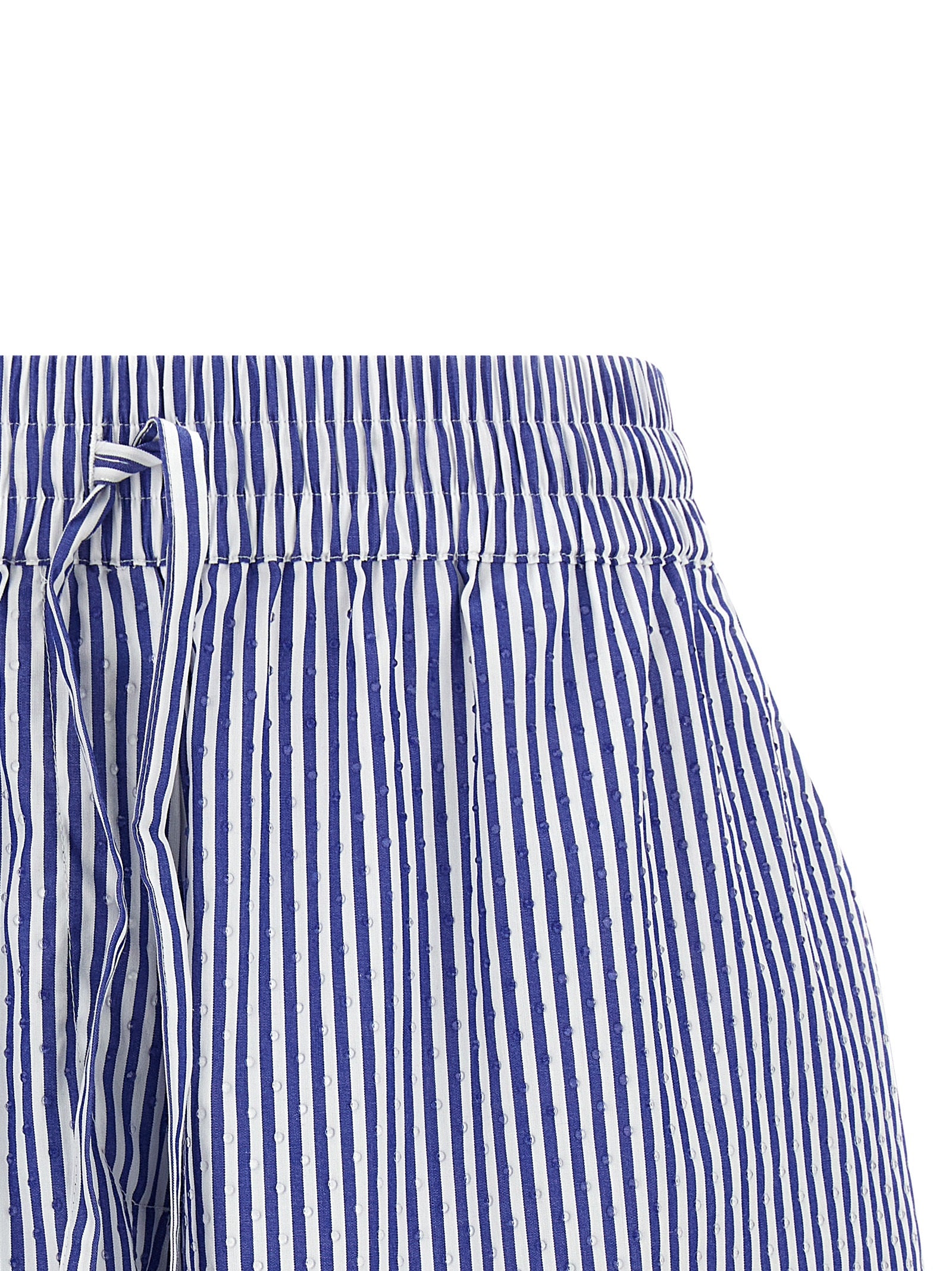 P.A.R.O.S.H. Blue Cotton Bermuda Shorts