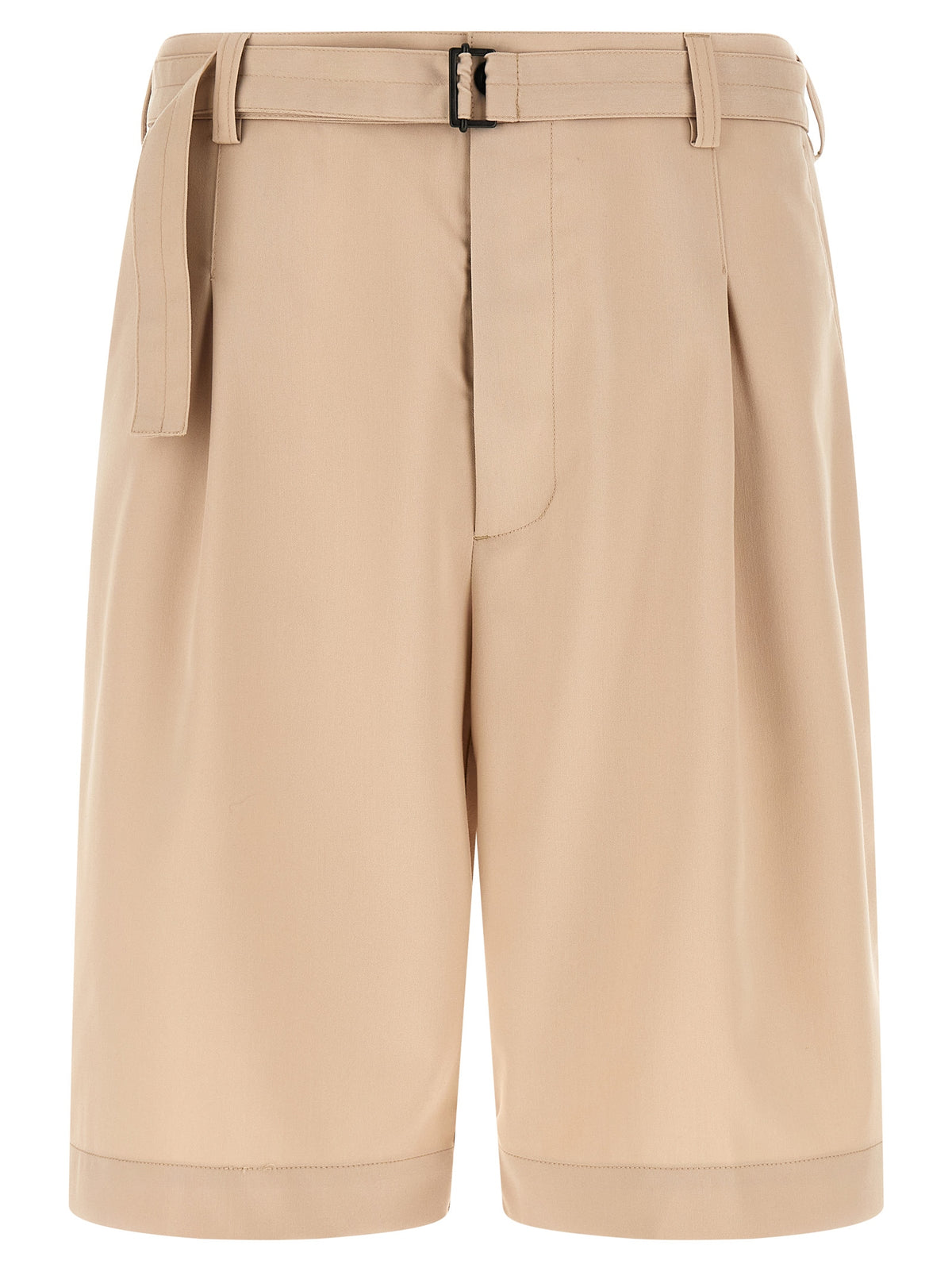 CELLAR DOOR Beige Polyester Bermuda Shorts