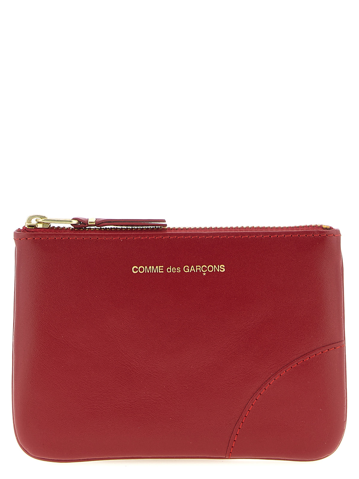 Comme Des Garçons Red Calfskin Cardholder