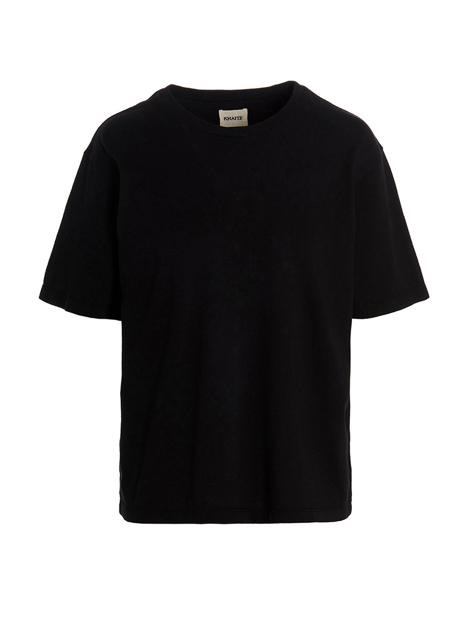 Khaite Black Cotton T-Shirt