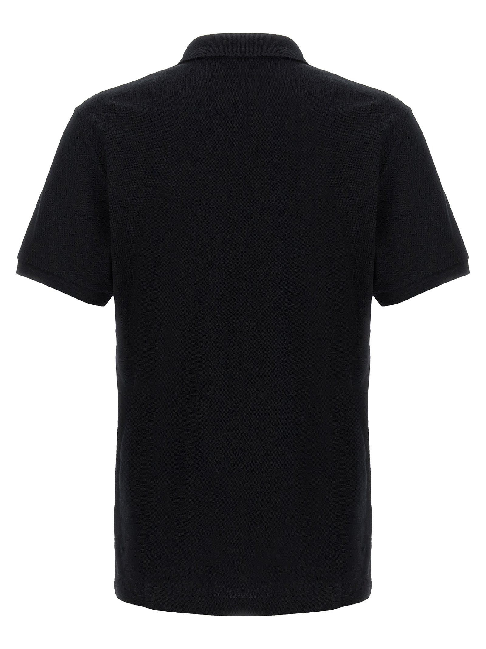Moschino Black Cotton Polo Shirt
