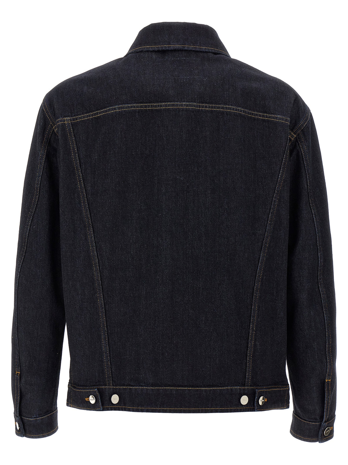 Fendi Blue Cotton Denim Jacket