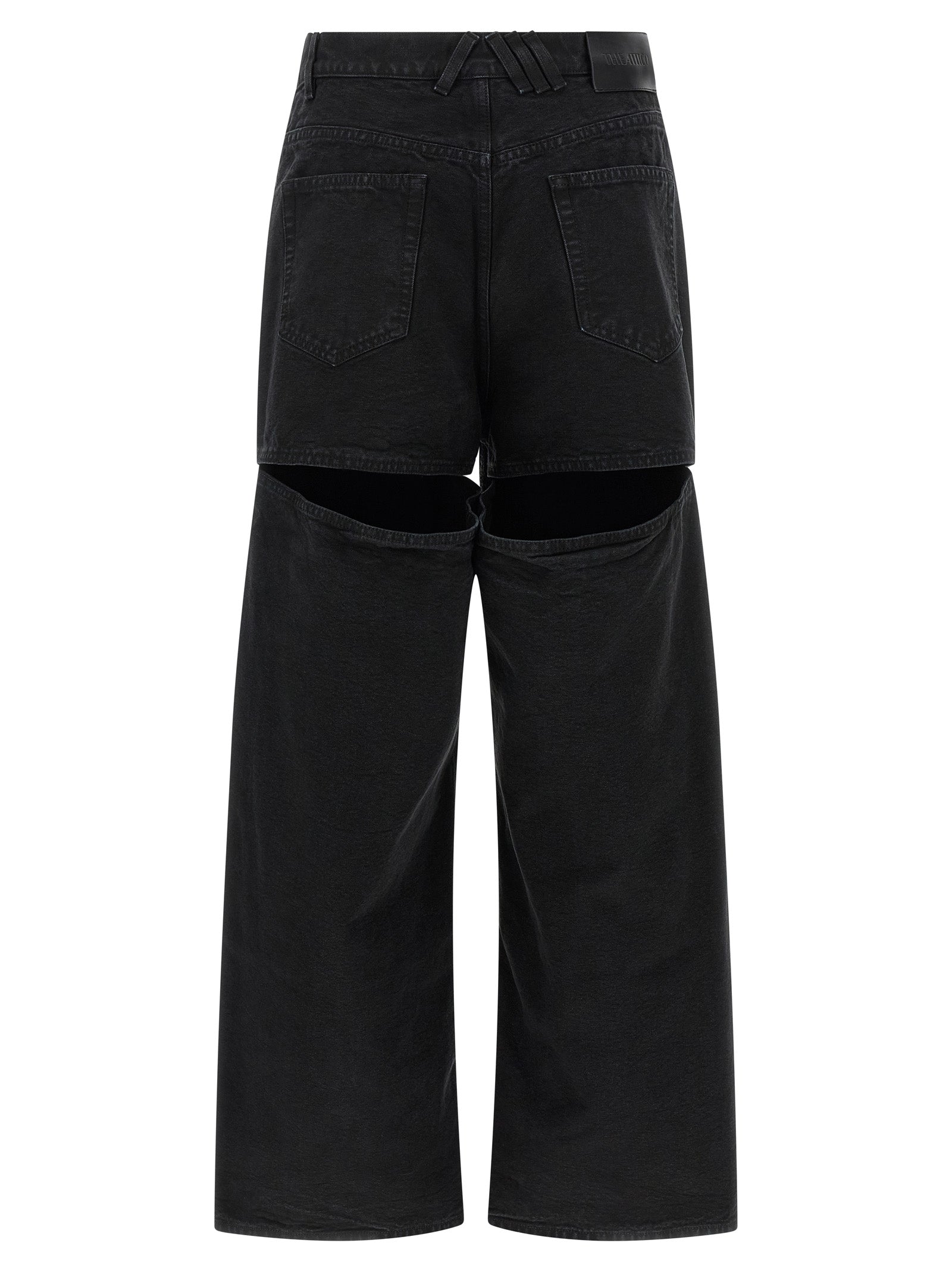 The Attico Black Cotton Jeans Denim