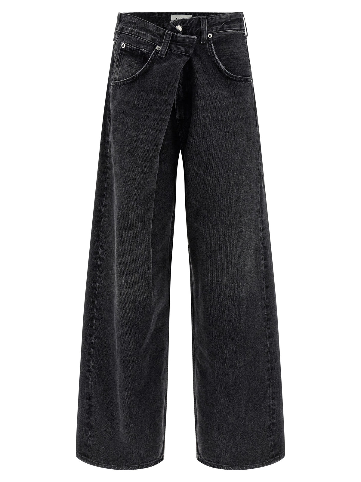 Agolde Black Cotton Jeans Denim