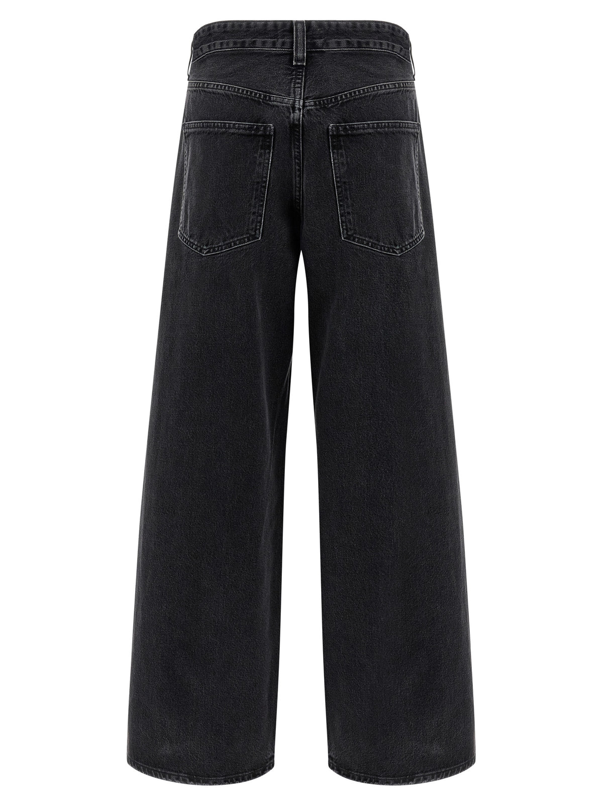 Agolde Black Cotton Jeans Denim