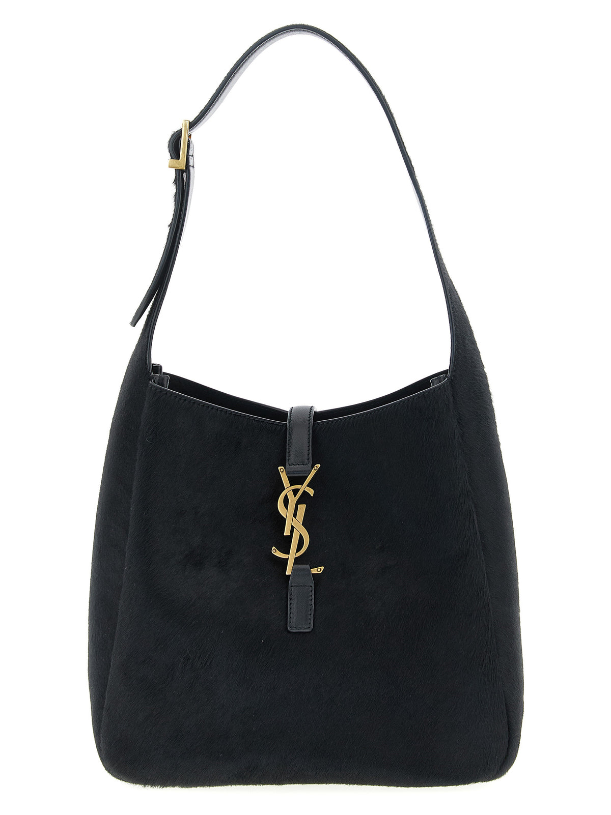 Saint Laurent Black Calfskin Shoulder Bag