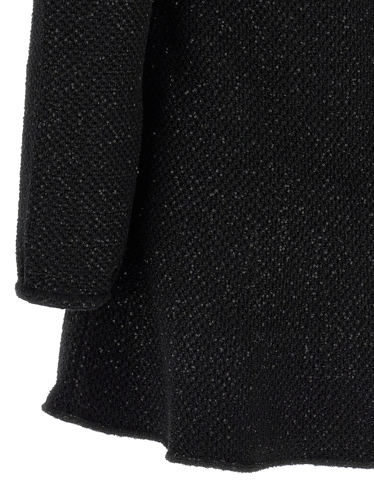 Self-Portrait Black Cotton Short Dress