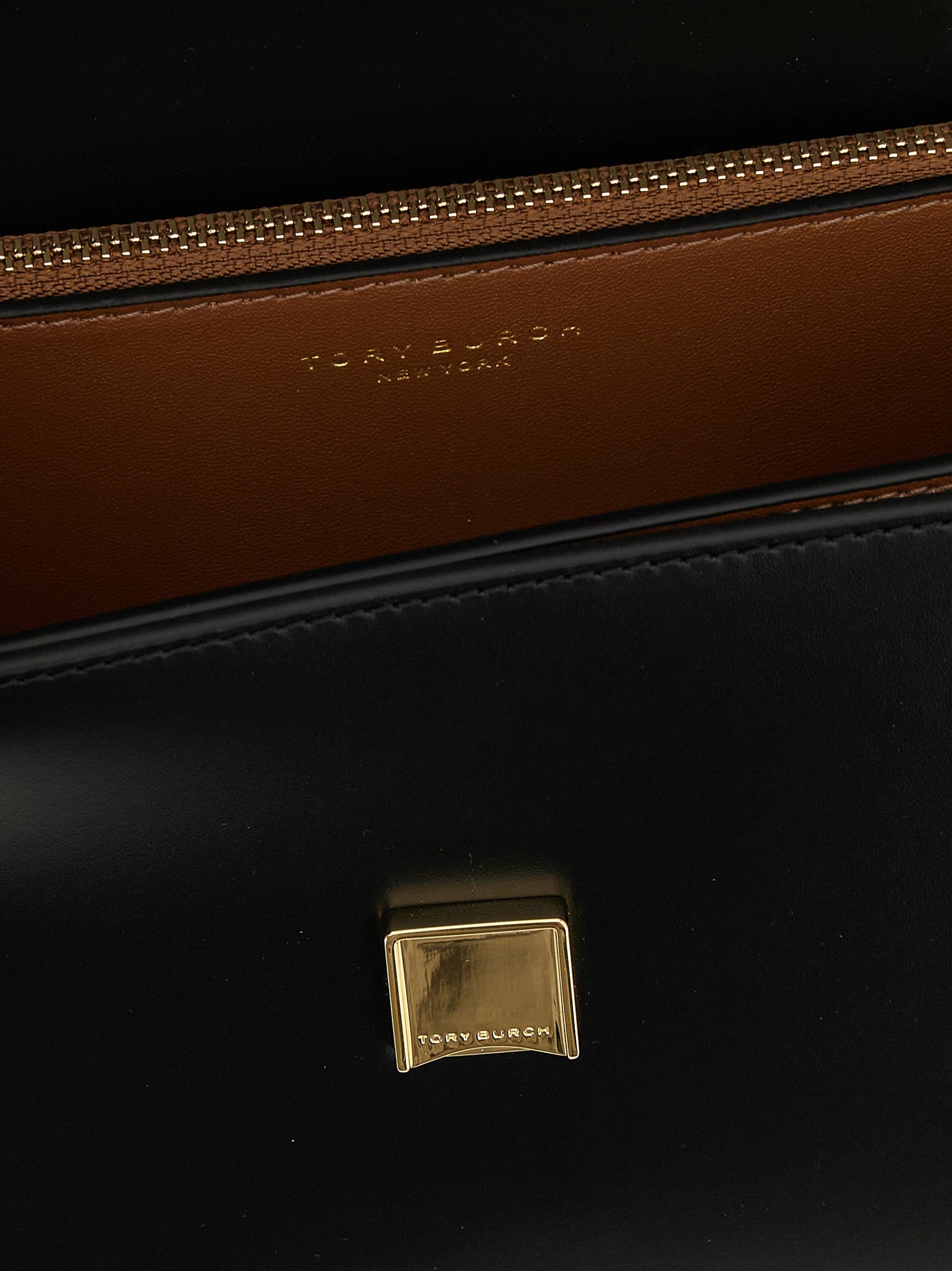 Tory Burch Black Calfskin Crossbody Bag